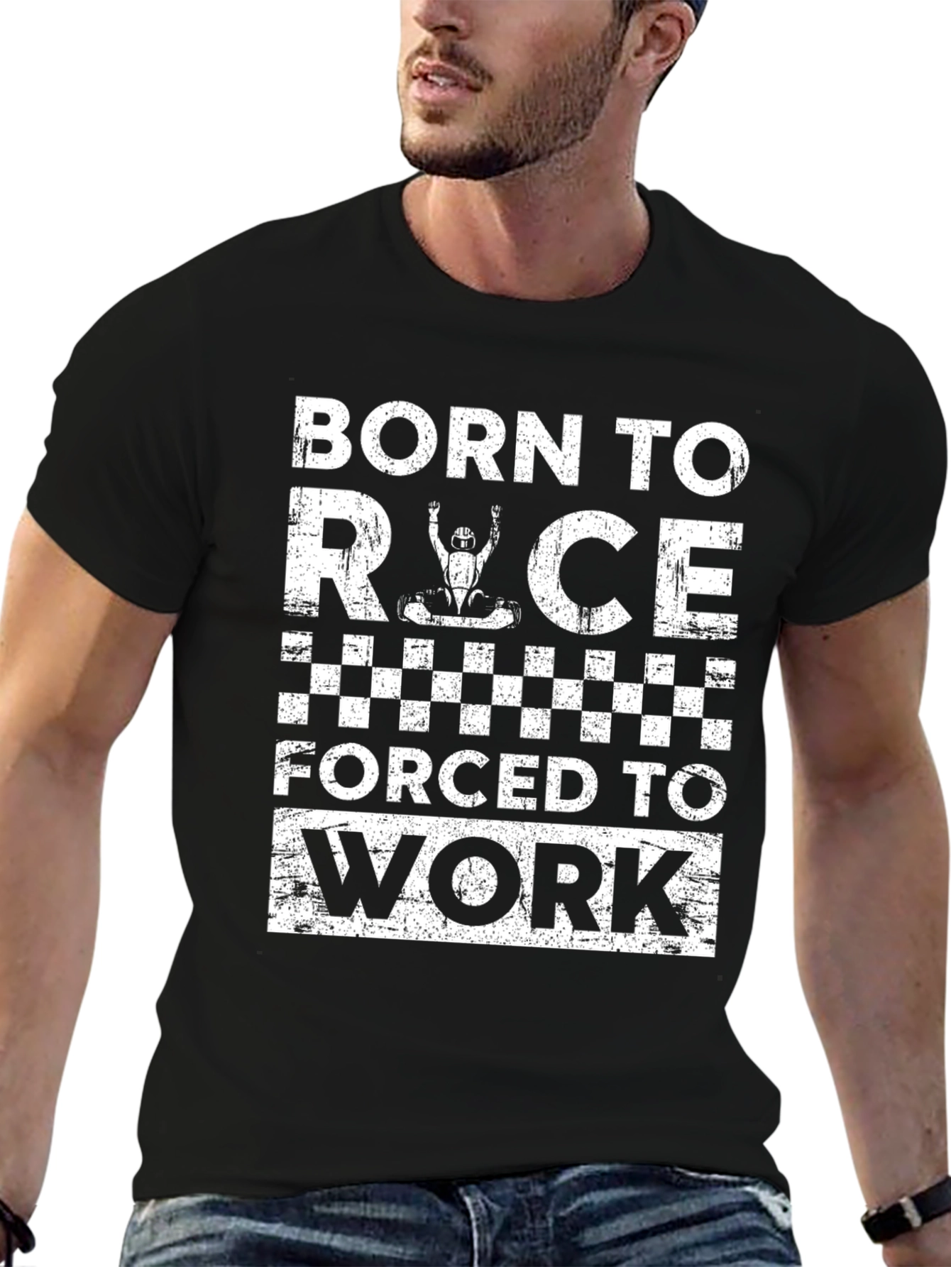 Born to Race Mens Graphic Tee