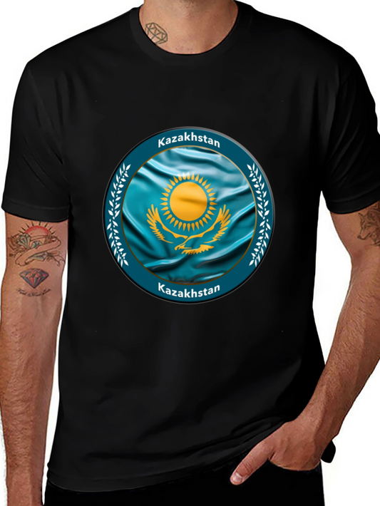 Kazakhstan Flag T-Shirt - Show Your Pride!