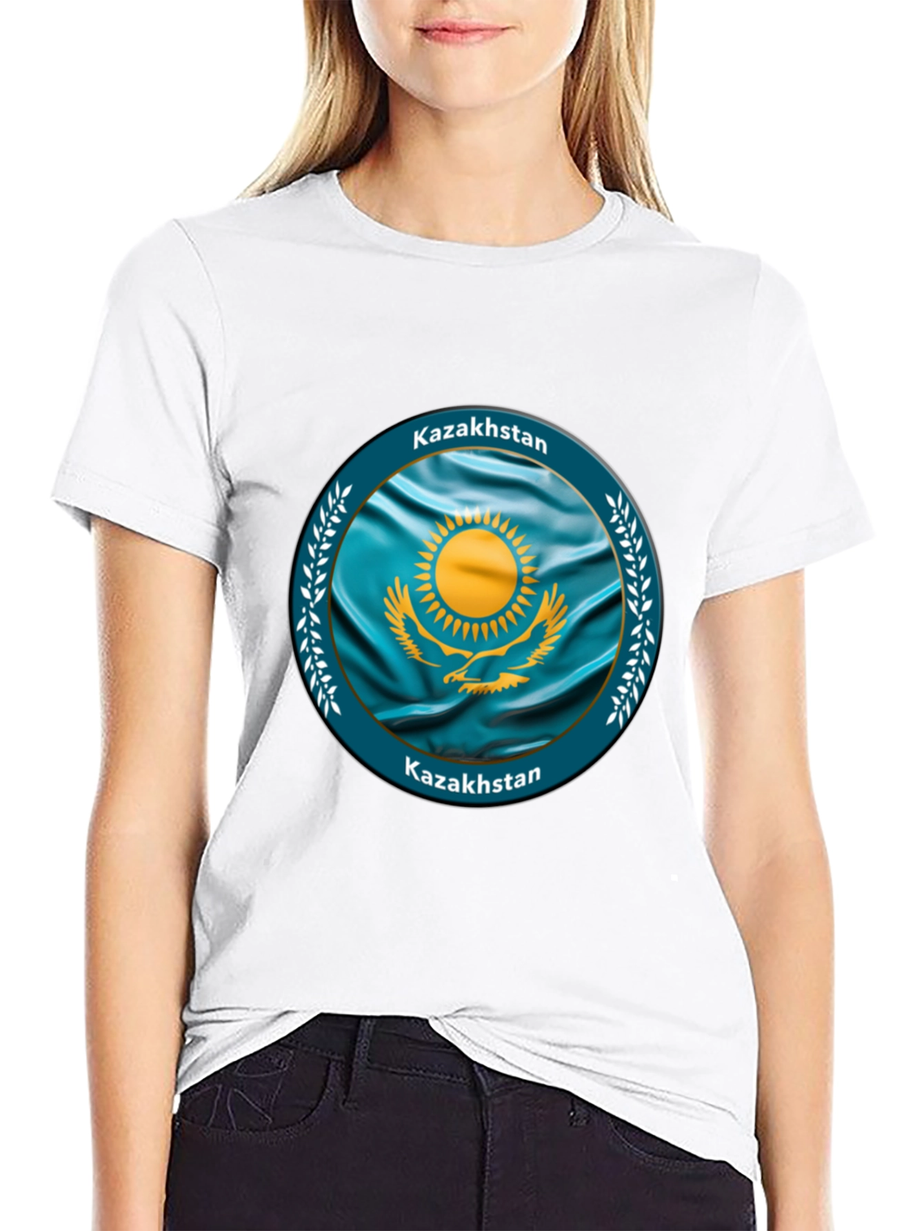 Kazakhstan Flag T-Shirt - Show Your Pride!