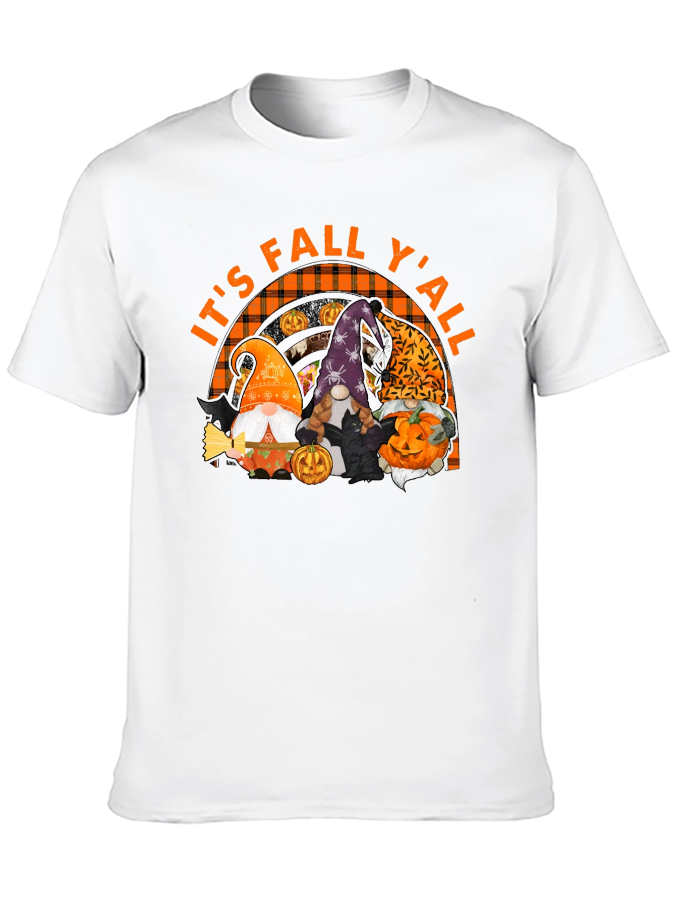 Its Fall Yall Halloween Gnomes T-Shirt