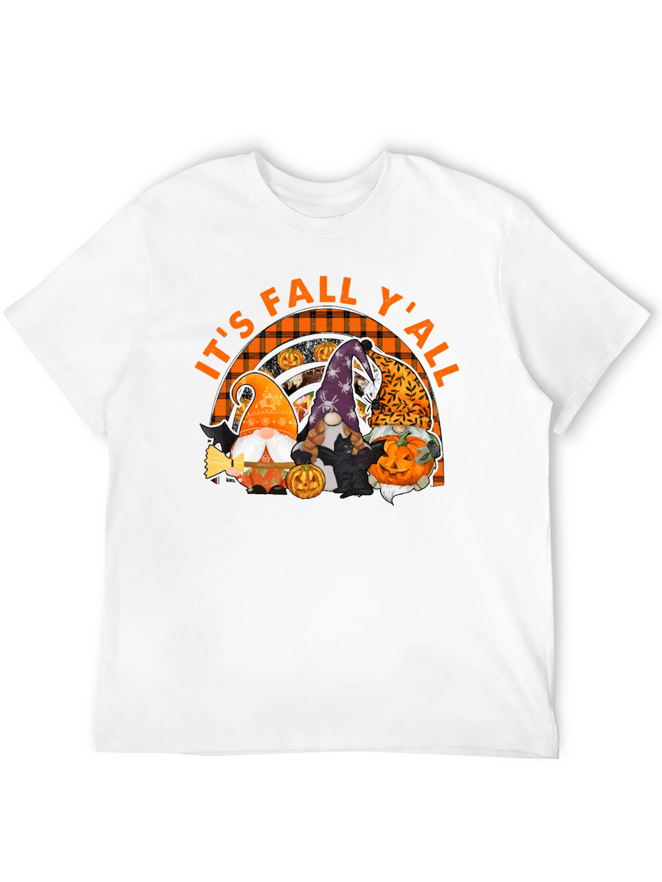 Its Fall Yall Halloween Gnomes T-Shirt