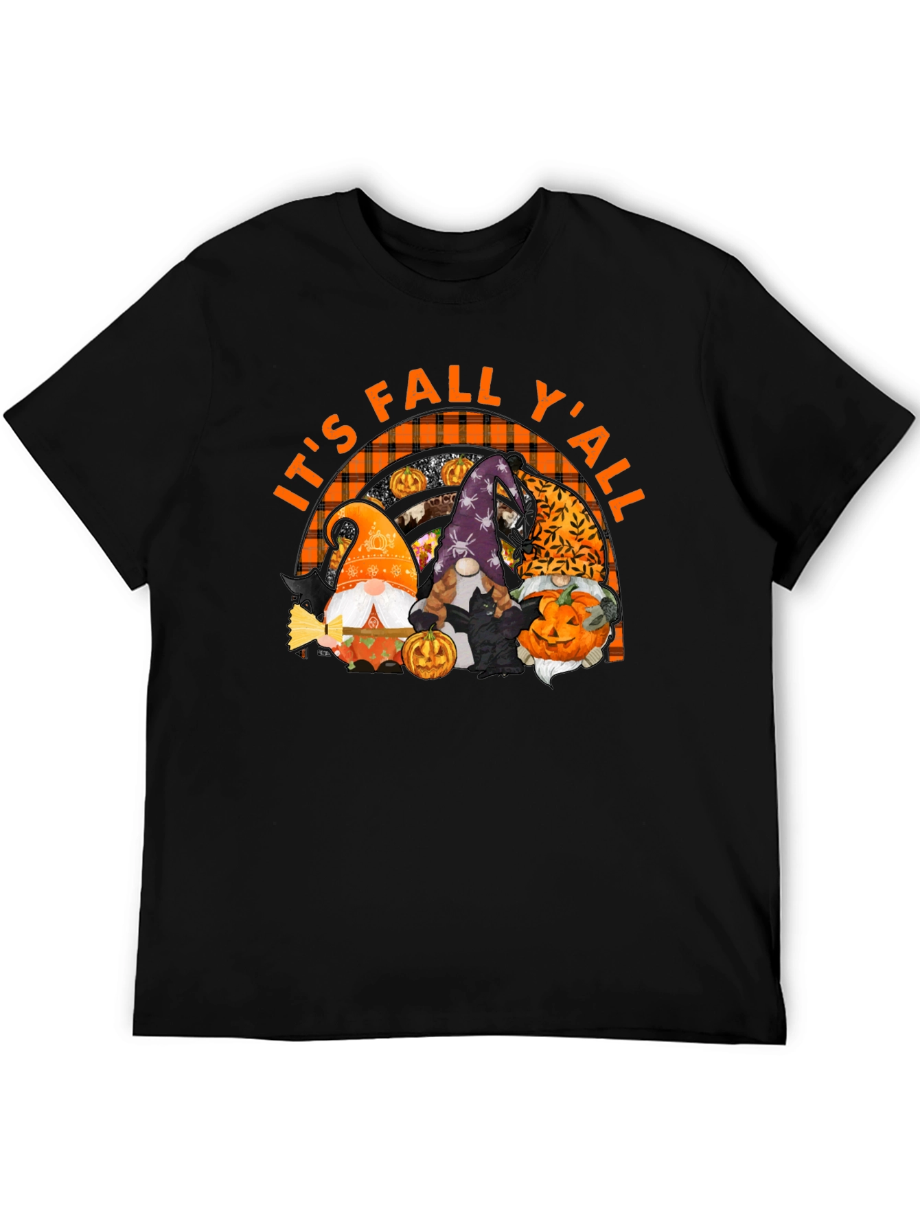 Its Fall Yall Halloween Gnomes T-Shirt