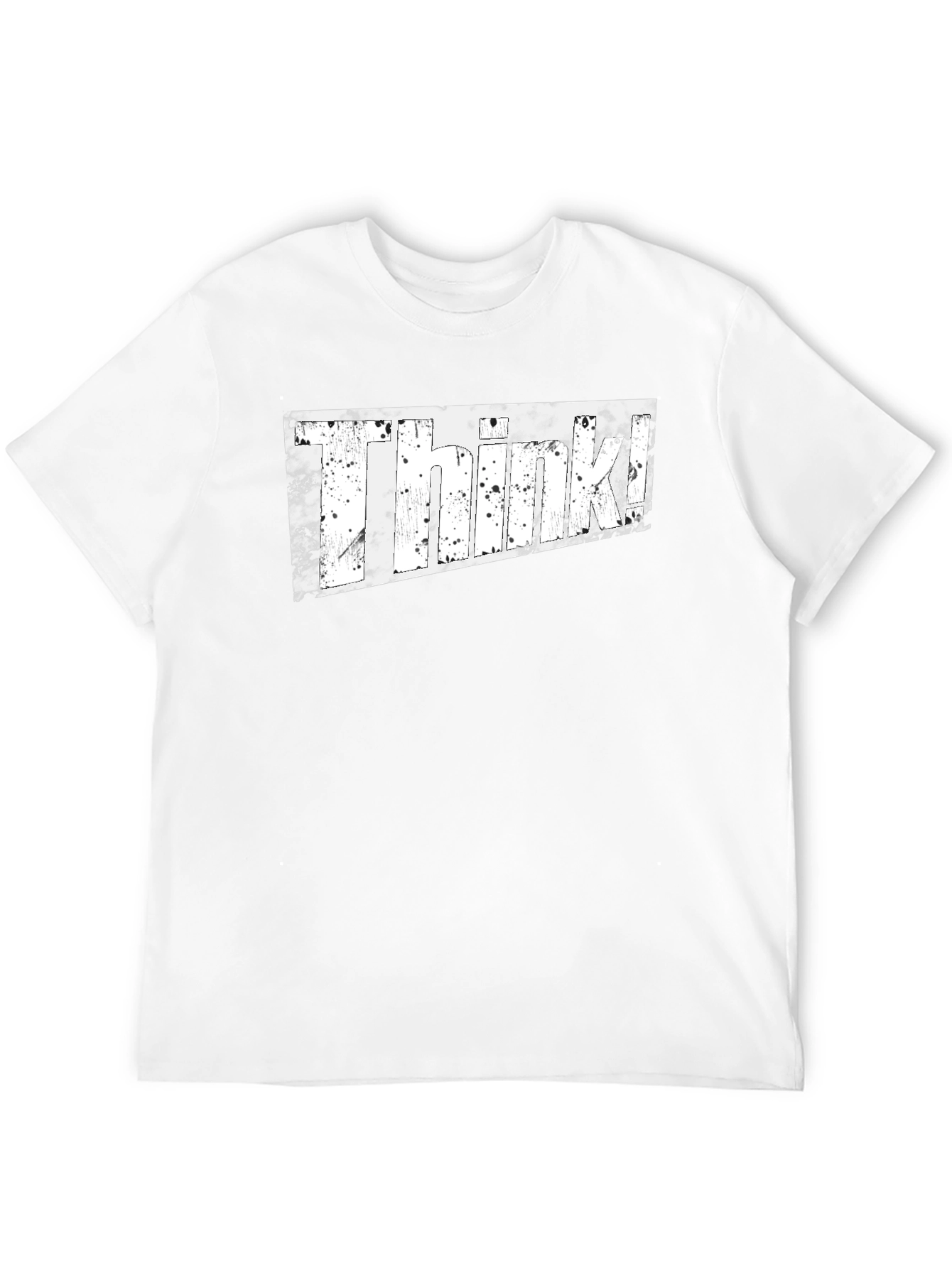 Think! Graphic Tee - Stylish Unisex Black T-Shirt