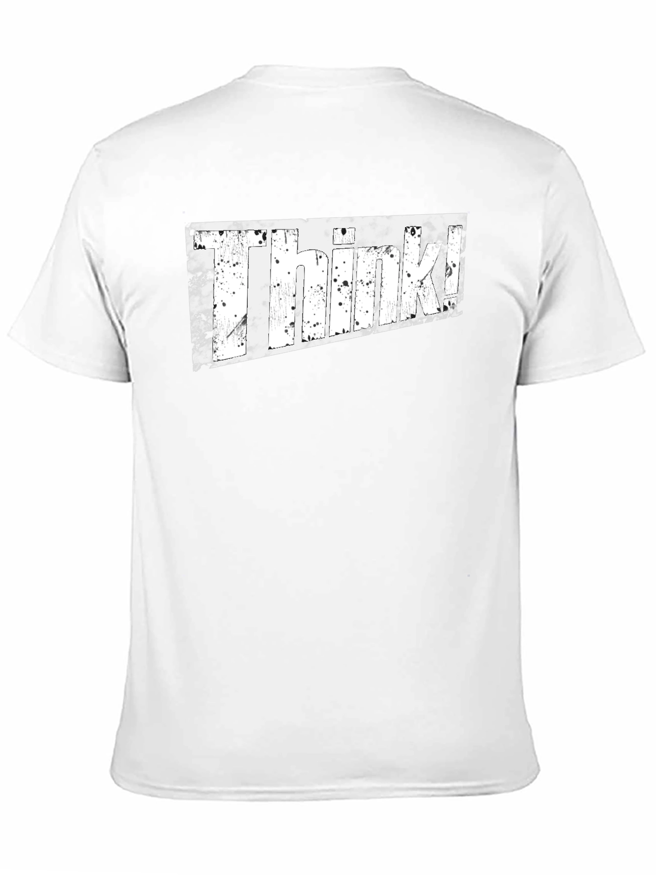 Think! Graphic Tee - Stylish Unisex Black T-Shirt