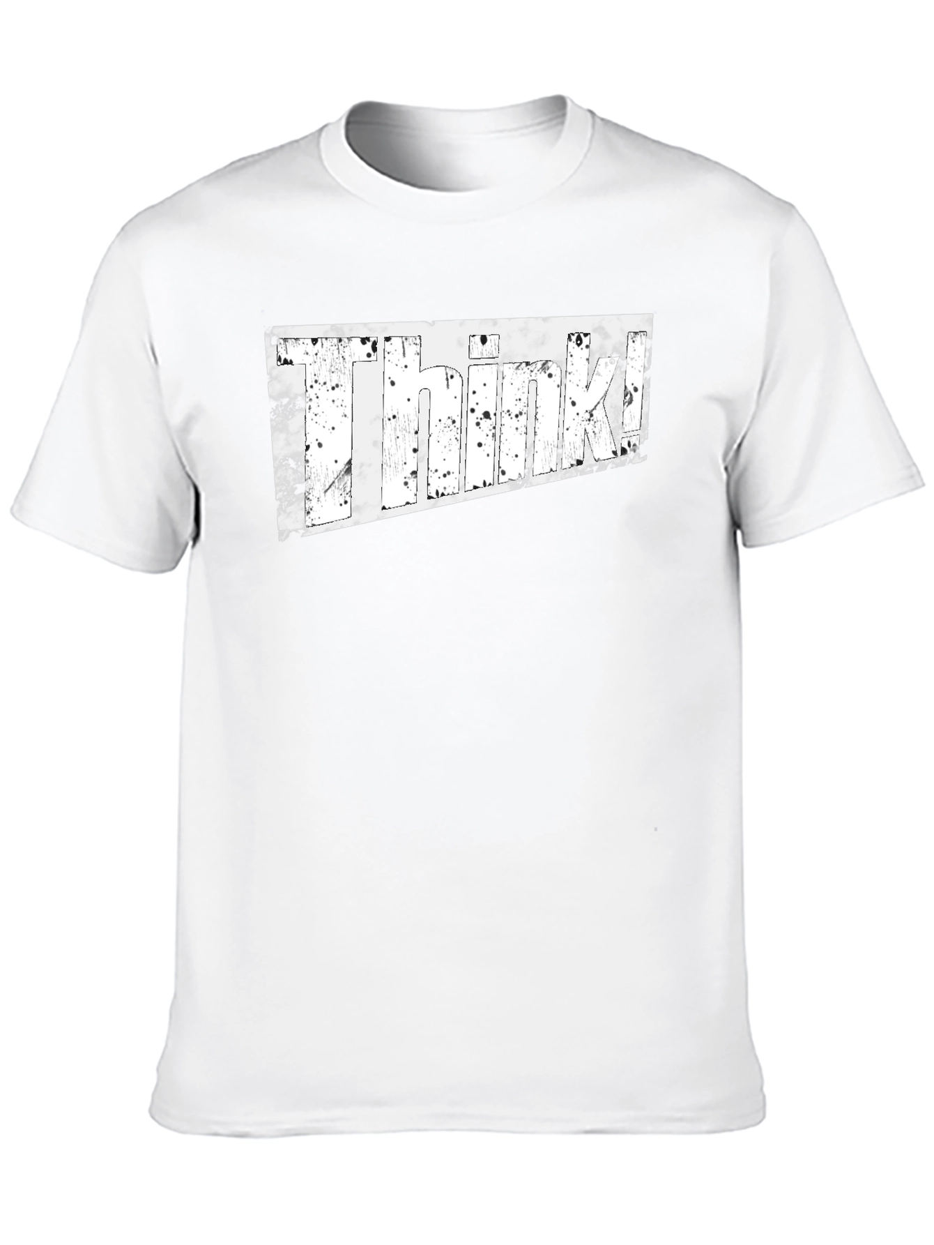 Think! Graphic Tee - Stylish Unisex Black T-Shirt