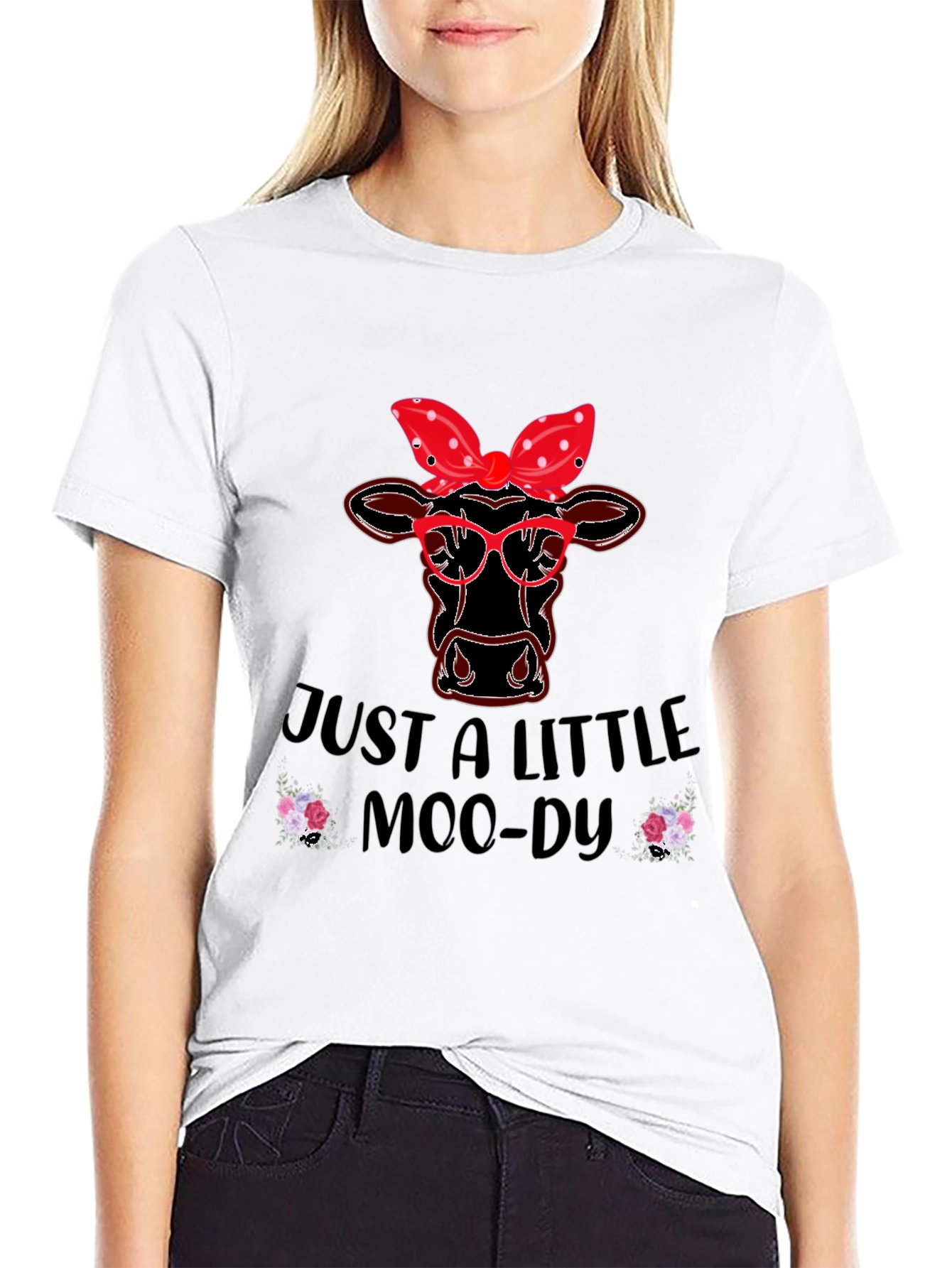 Just a Little Moody Cow T-Shirt