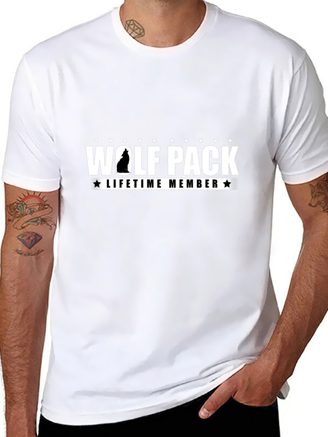Wolf Pack Lifetime Member Graphic T-Shirt