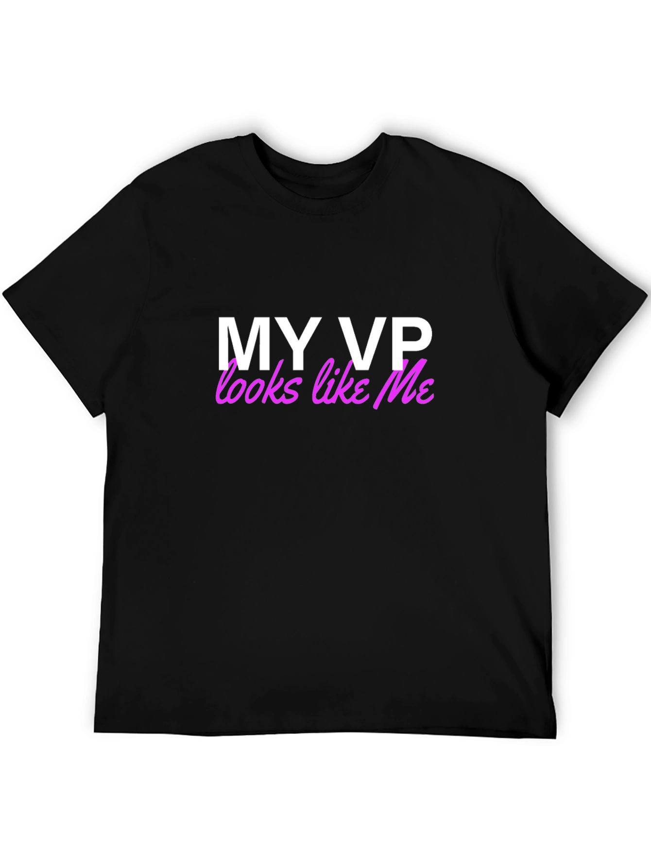 My VP Looks Like Me Black Graphic Tee