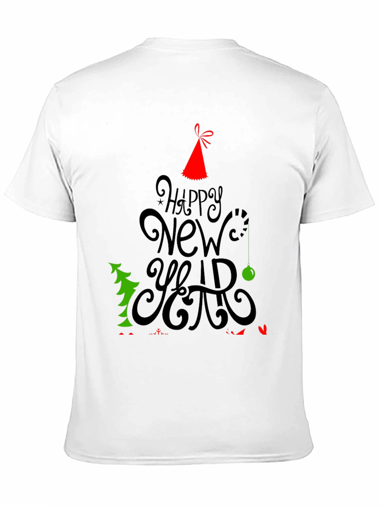 Happy New Year Holiday Graphic T-Shirt