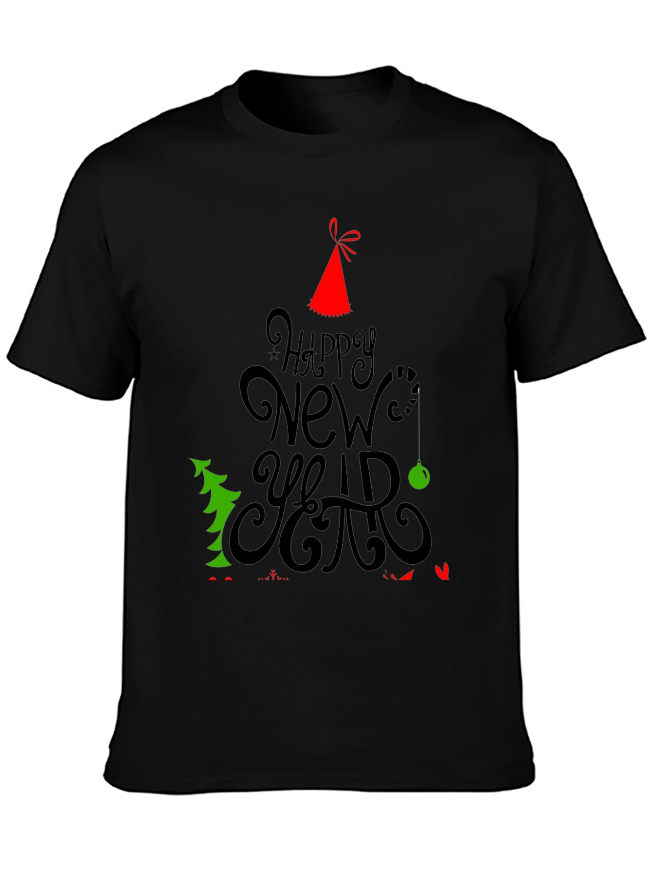 Happy New Year Holiday Graphic T-Shirt