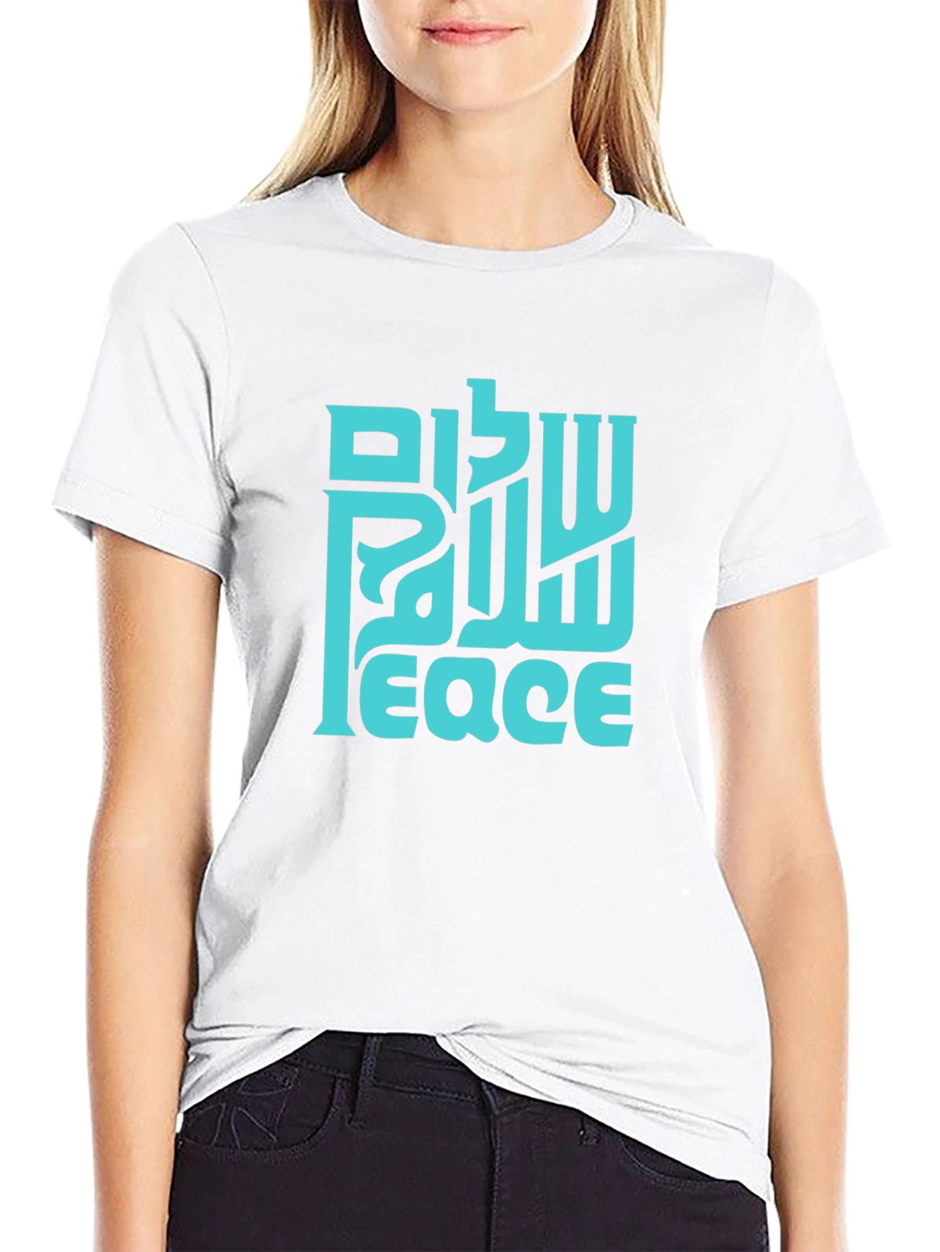 Peace Graphic T-Shirt - Shalom Salam Peace