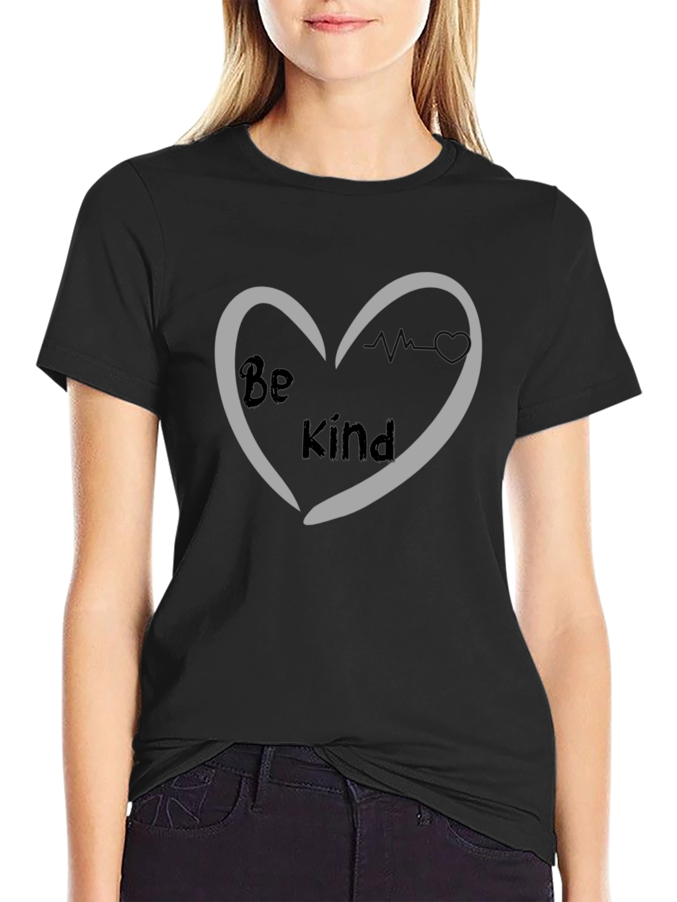 Be Kind Heart Graphic T-Shirt
