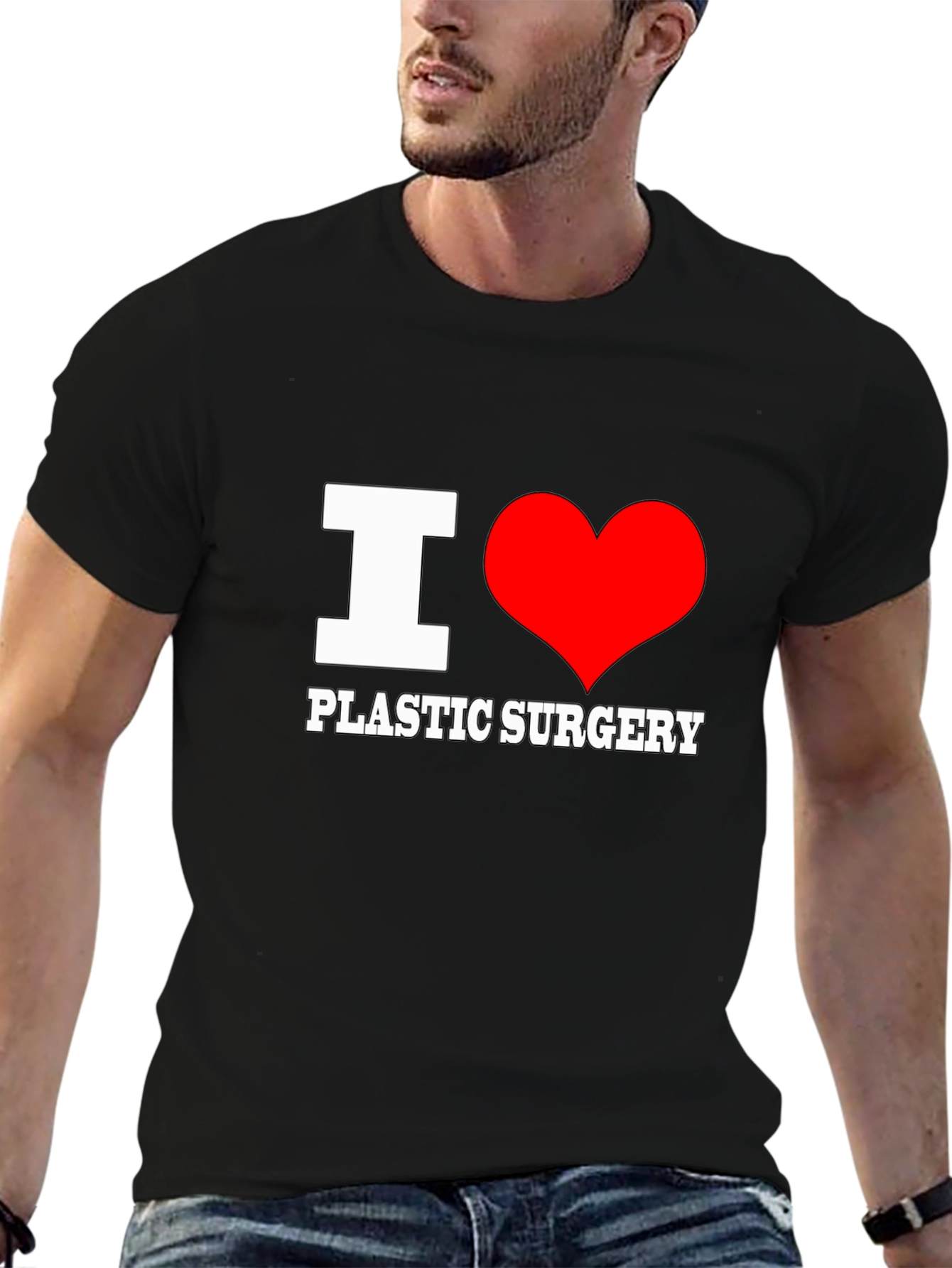 I Love Plastic Surgery T-Shirt - Novelty Tee