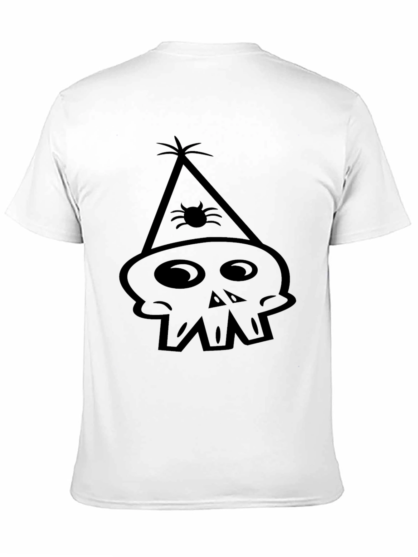Skull Party T-Shirt - Black Cotton Tee