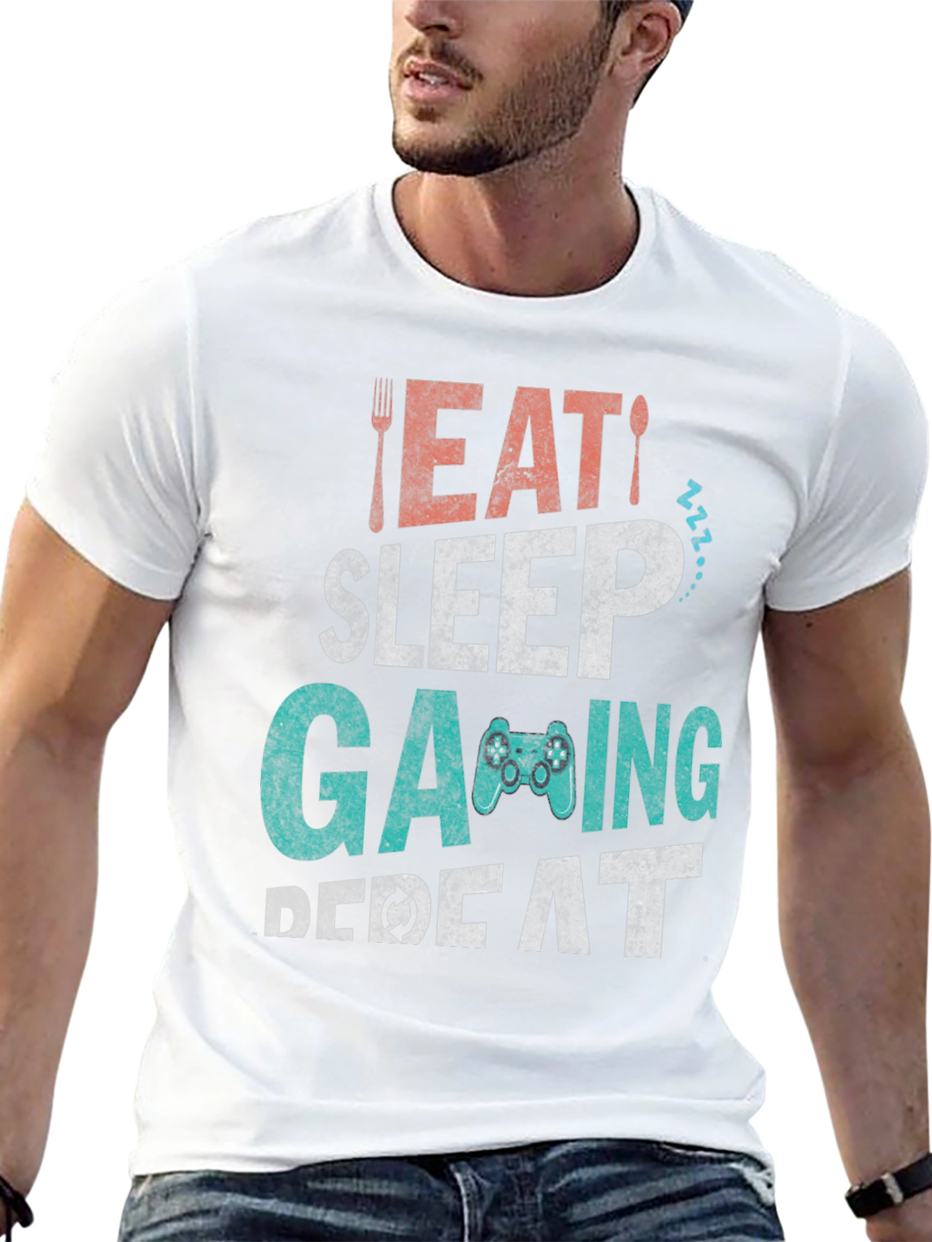 Eat Sleep Gaming Repeat T-Shirt