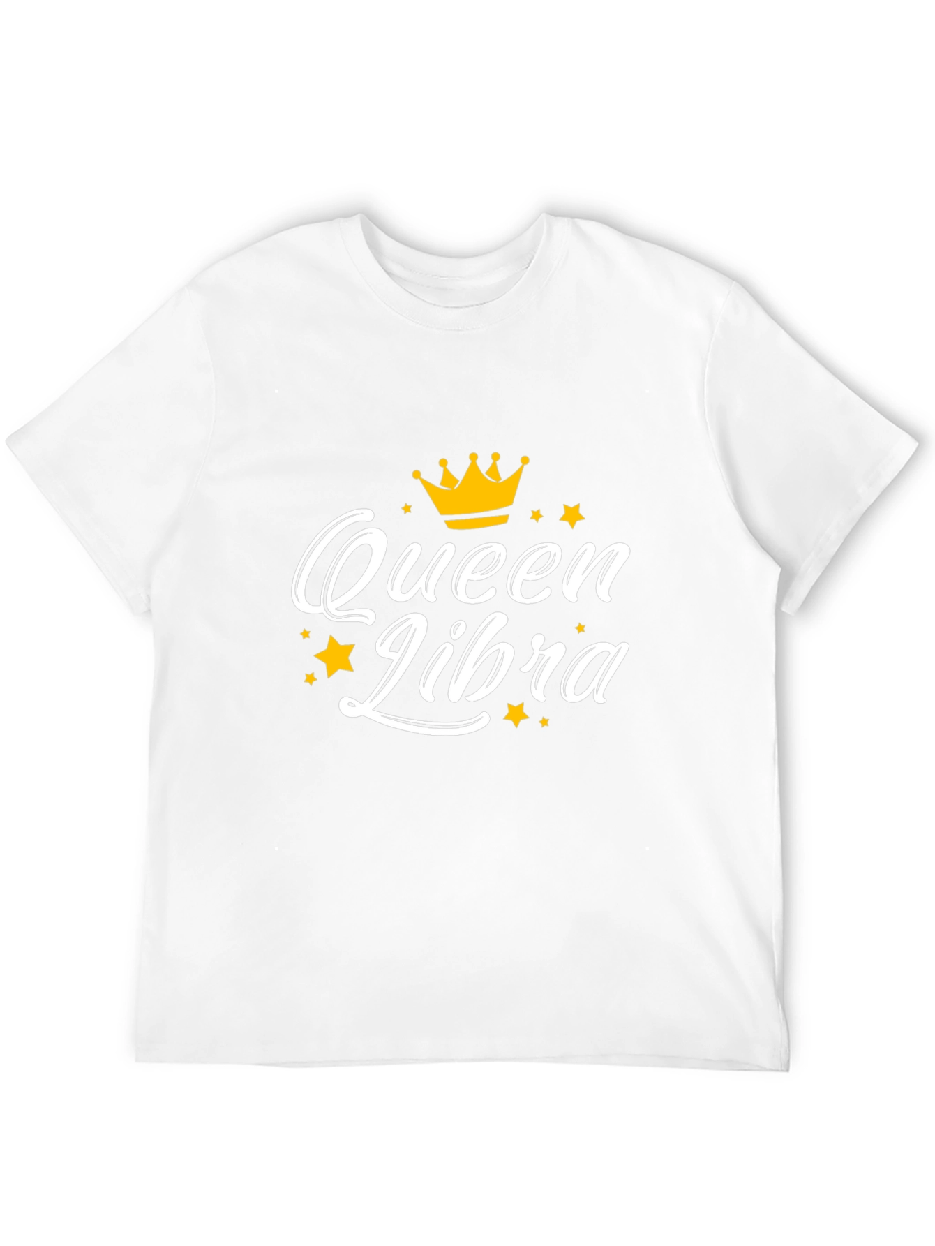 Queen Libra Graphic Tee - Black Cotton T-Shirt