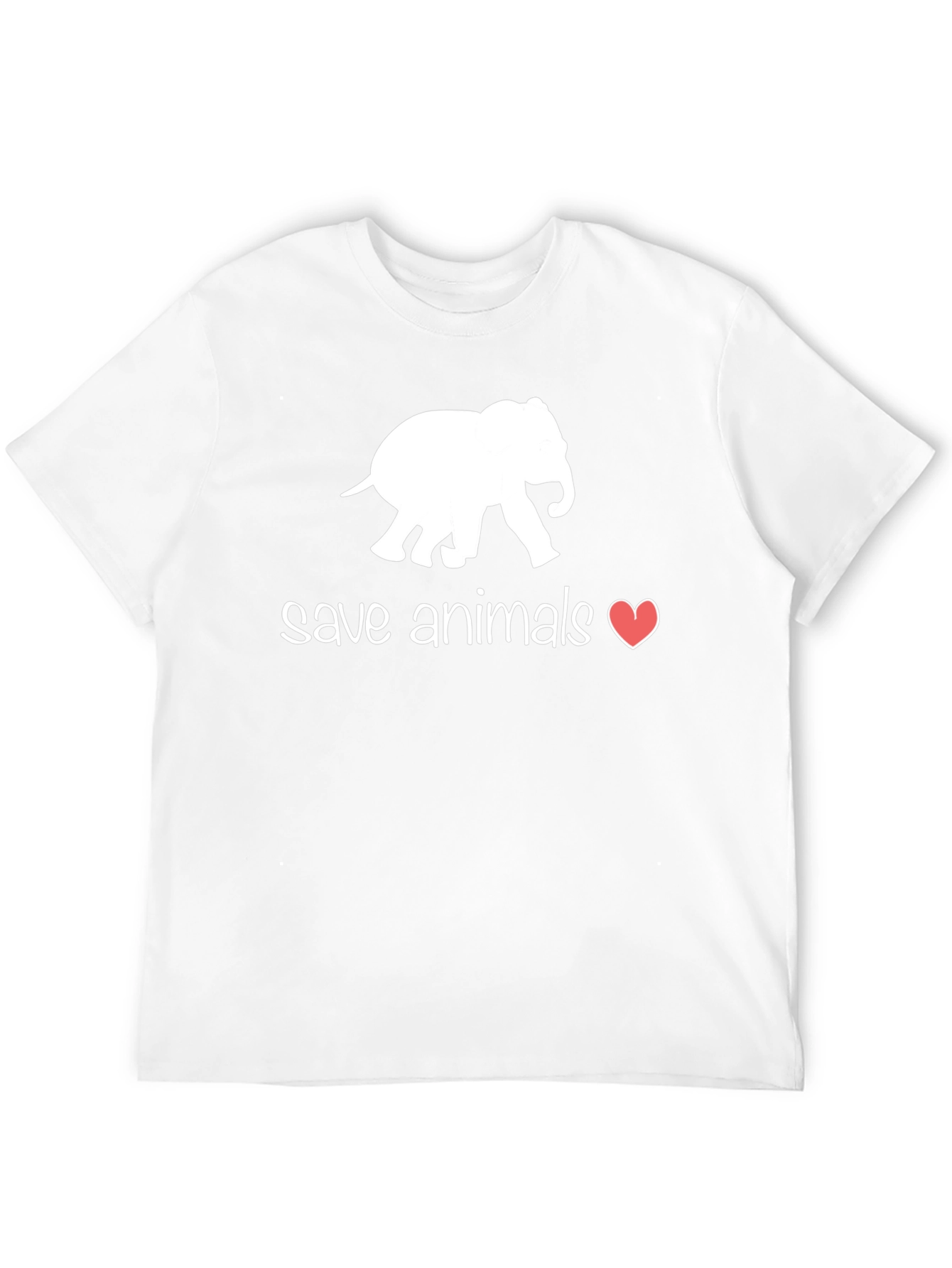 Save Animals T-Shirt - Elephant Graphic Tee