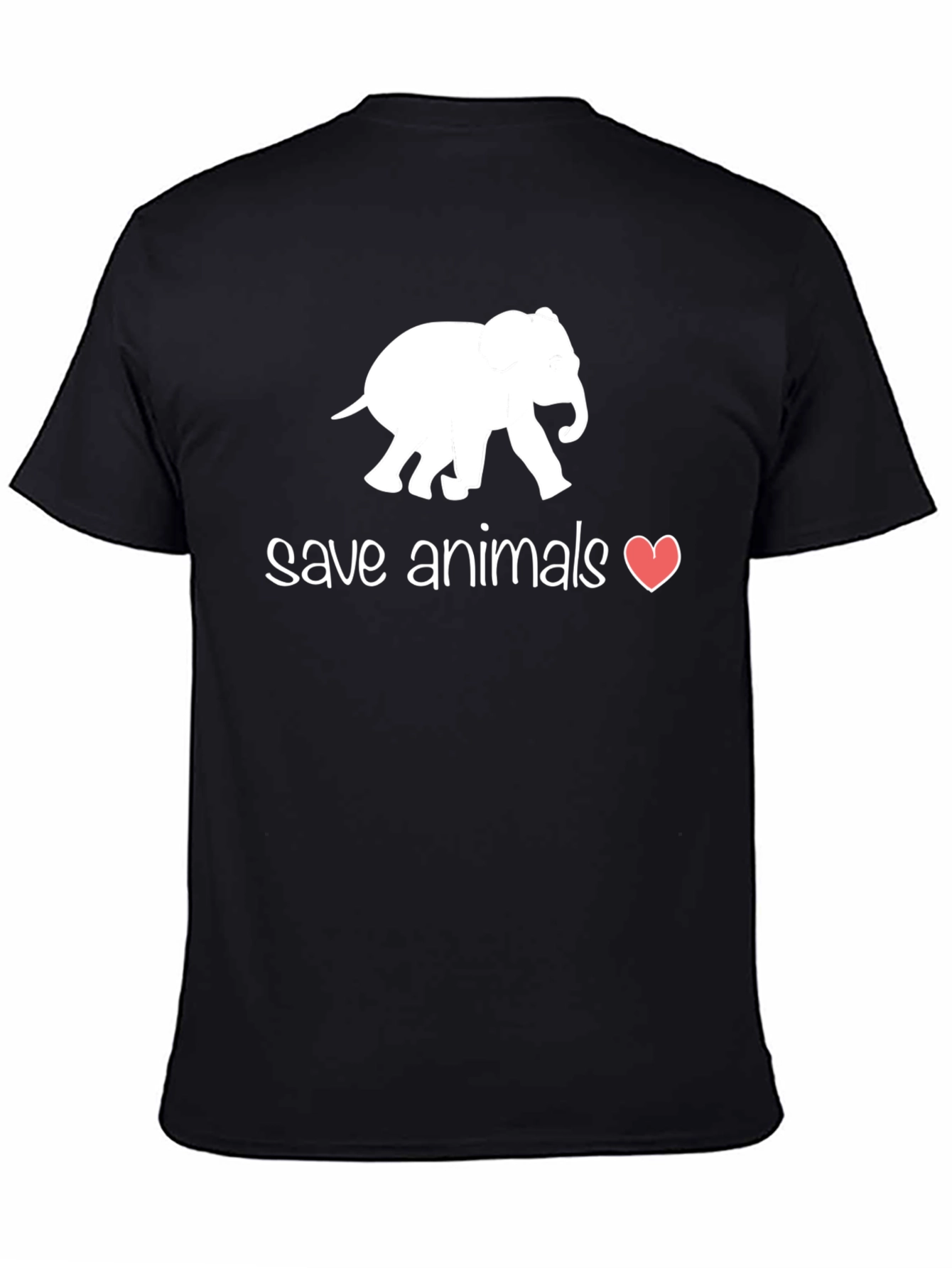 Save Animals T-Shirt - Elephant Graphic Tee