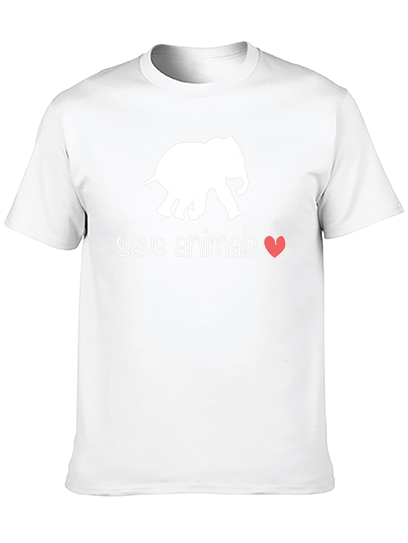 Save Animals T-Shirt - Elephant Graphic Tee