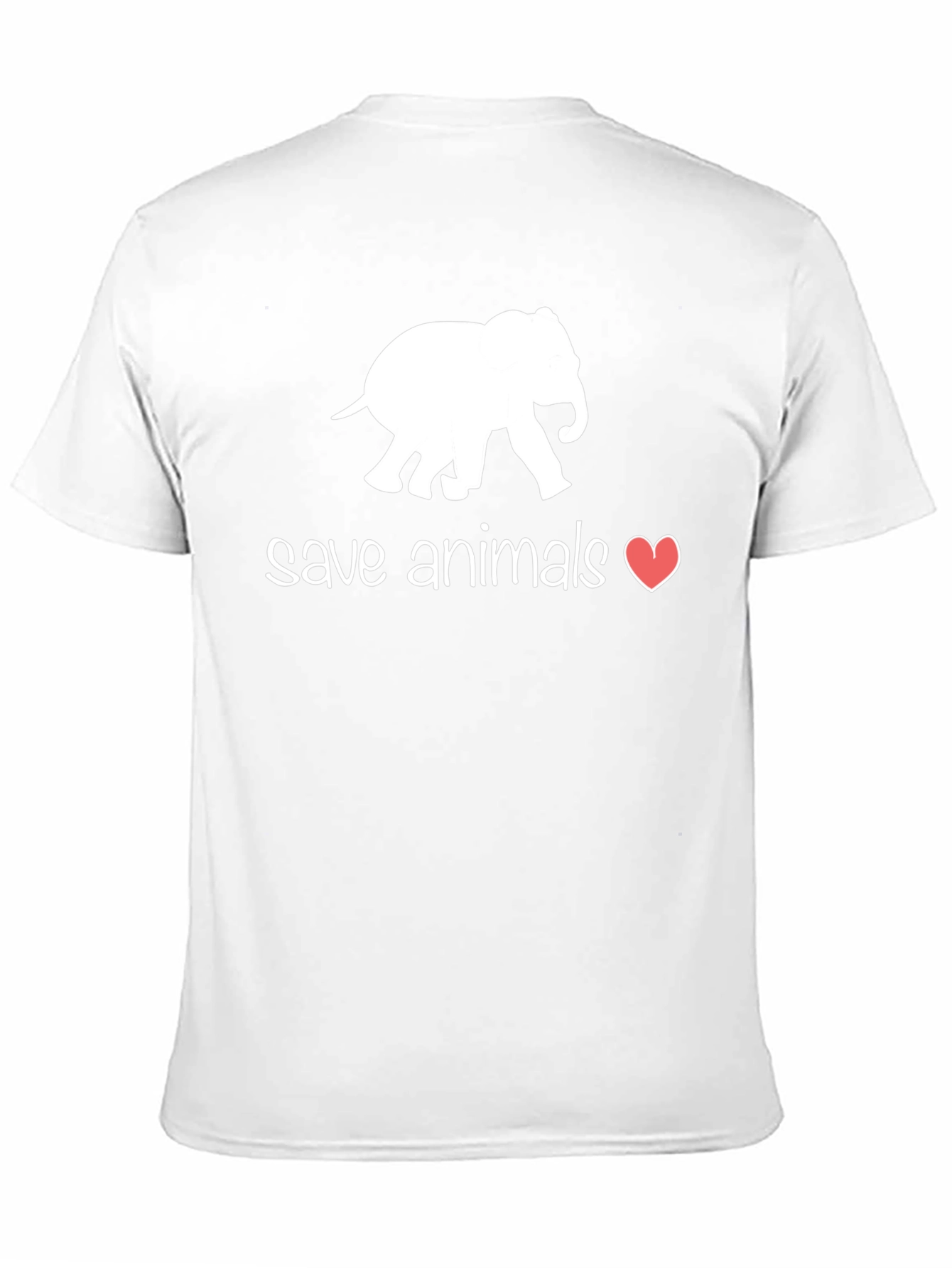 Save Animals T-Shirt - Elephant Graphic Tee