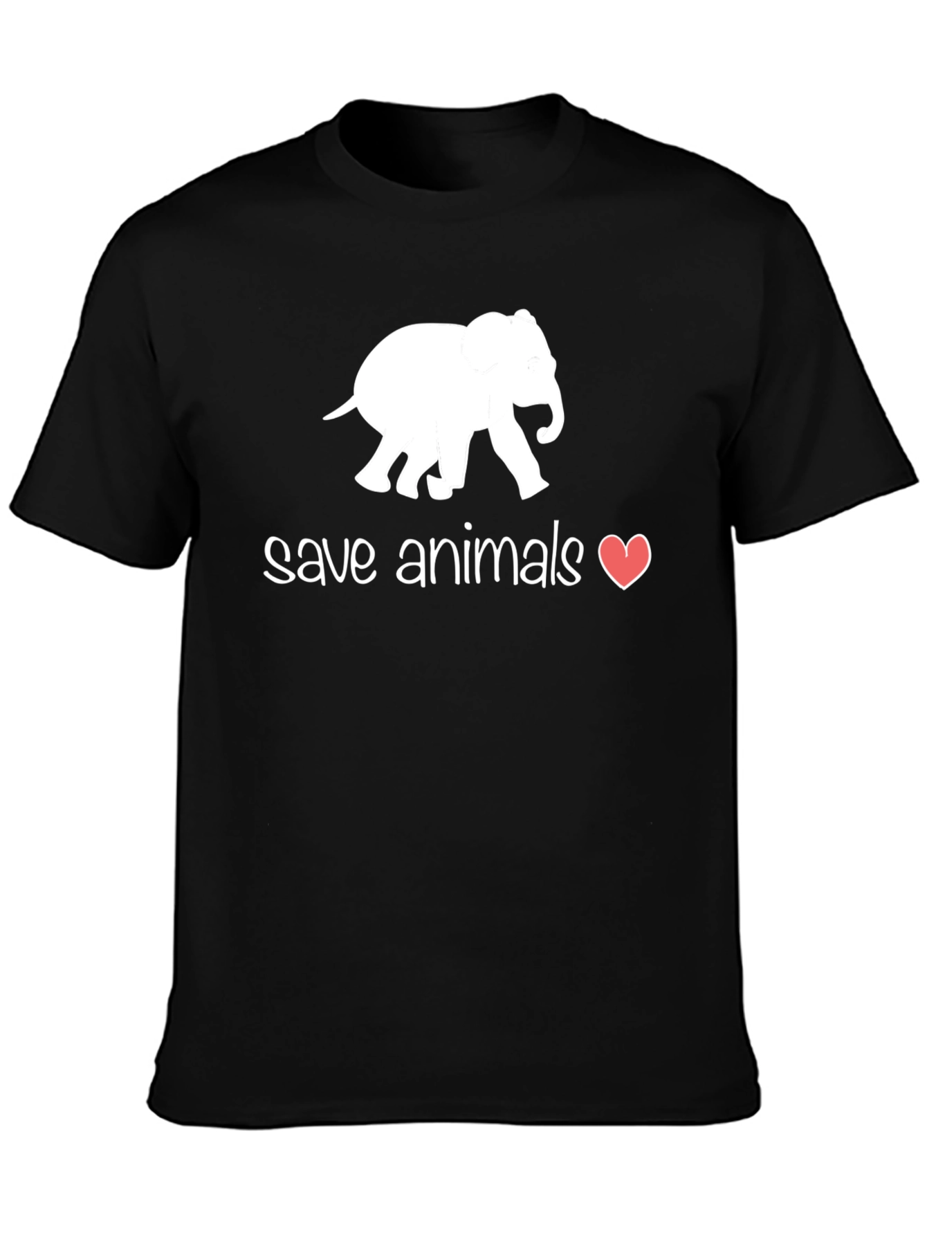 Save Animals T-Shirt - Elephant Graphic Tee