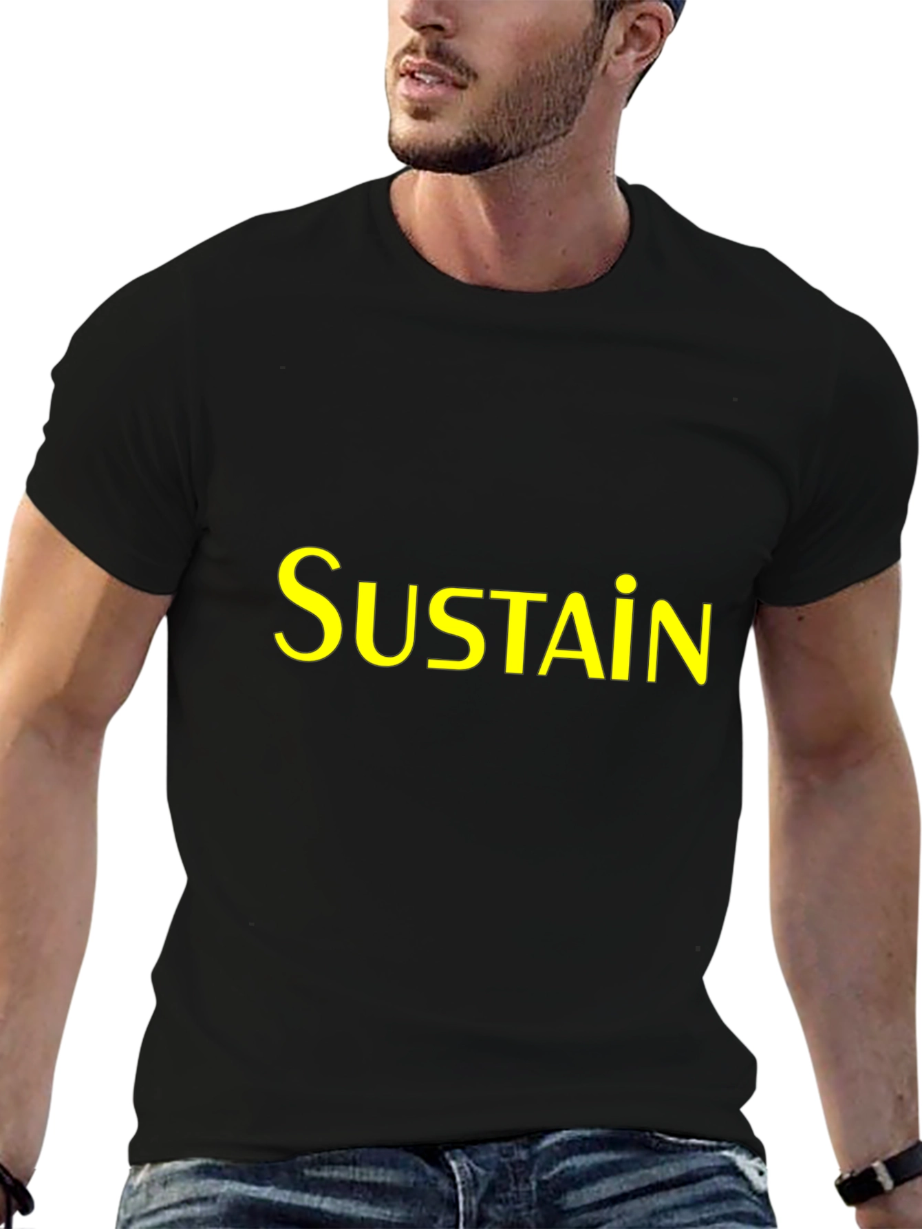 Sustain Graphic Tee - Black