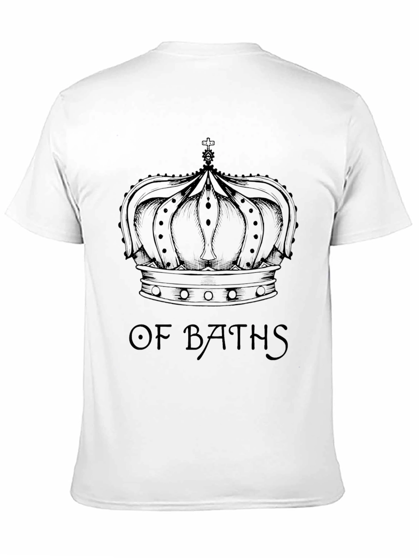 Crown of Baths Black Graphic Tee