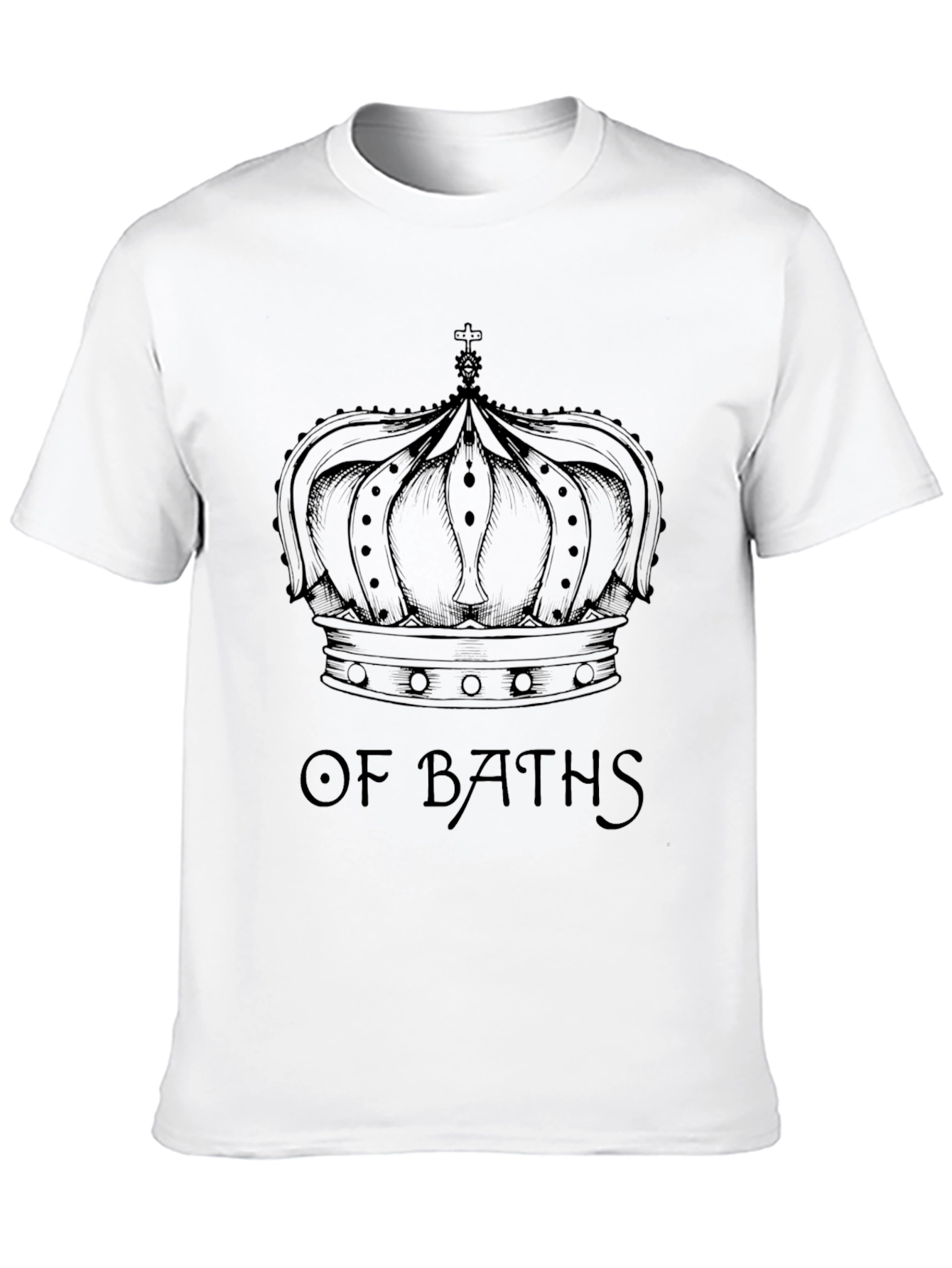Crown of Baths Black Graphic Tee