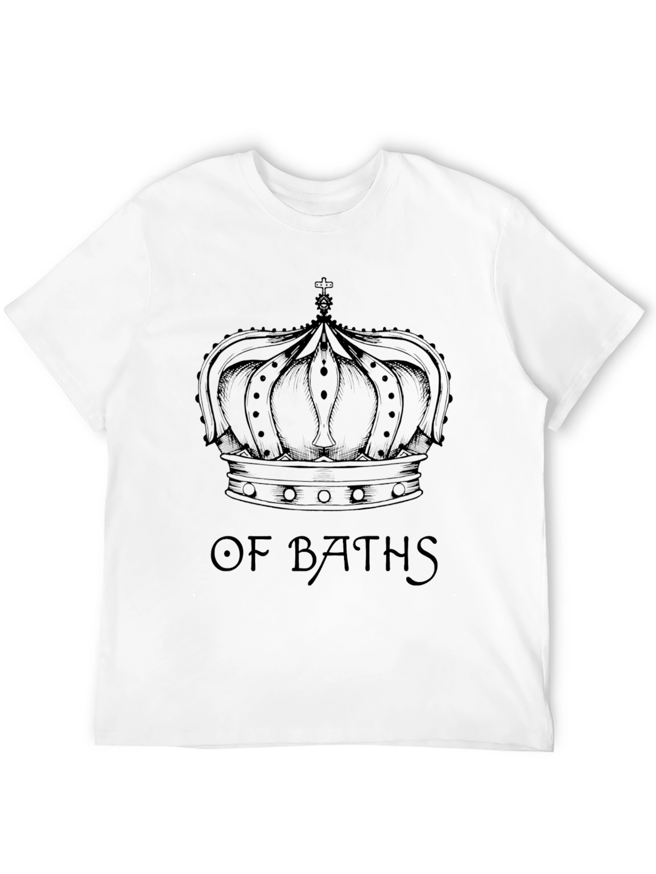 Crown of Baths Black Graphic Tee