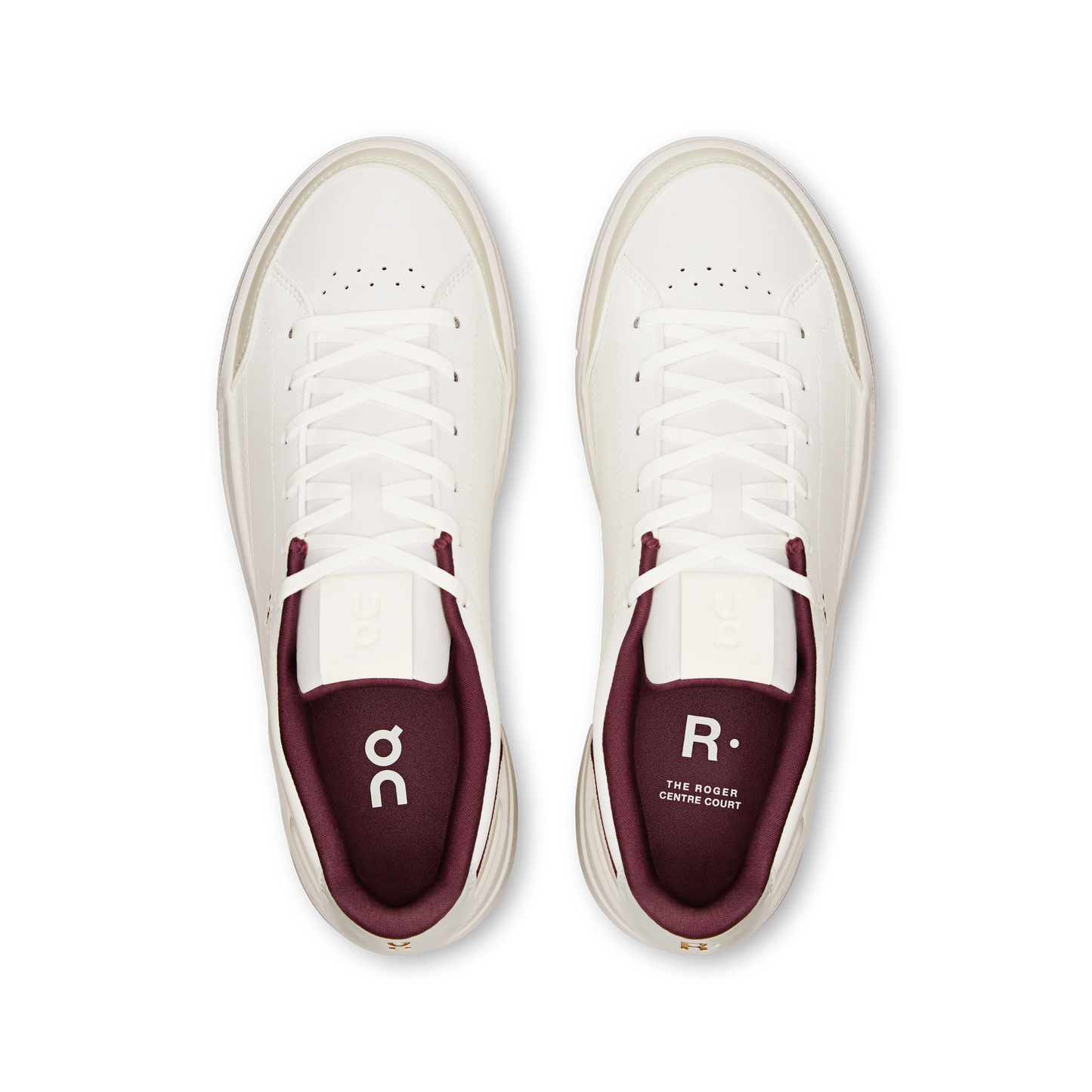 THE ROGER Centre Court Ivory | Maroon