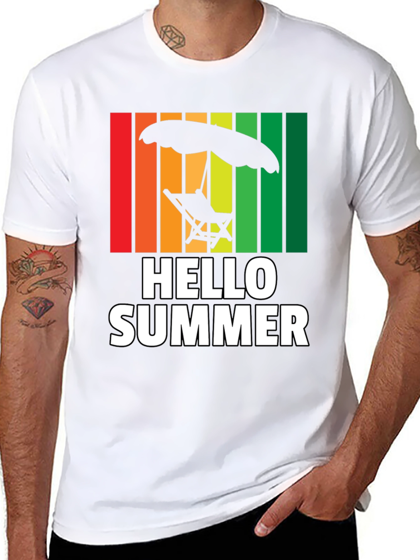Hello Summer Graphic T-Shirt