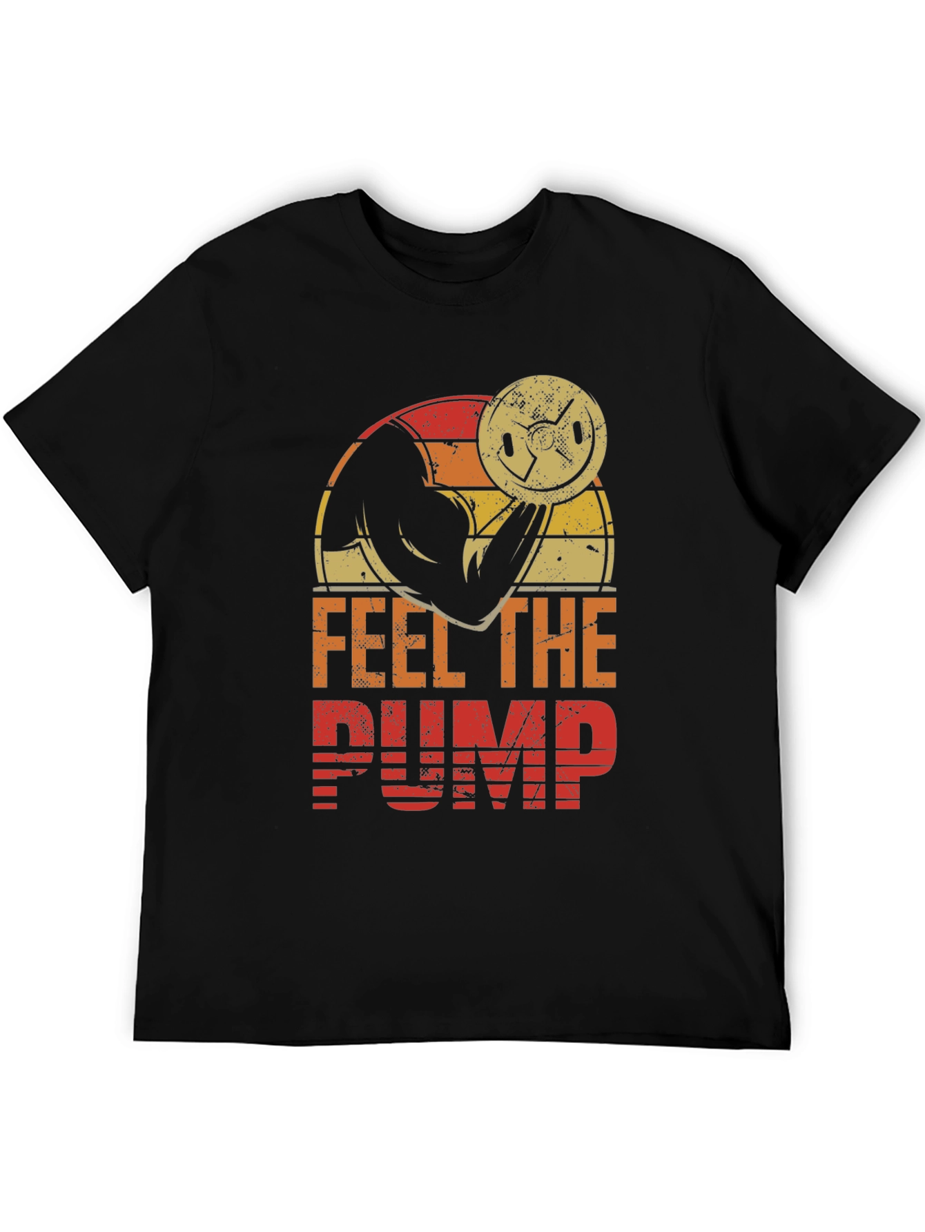 Feel the Pump Workout Graphic T-Shirt
