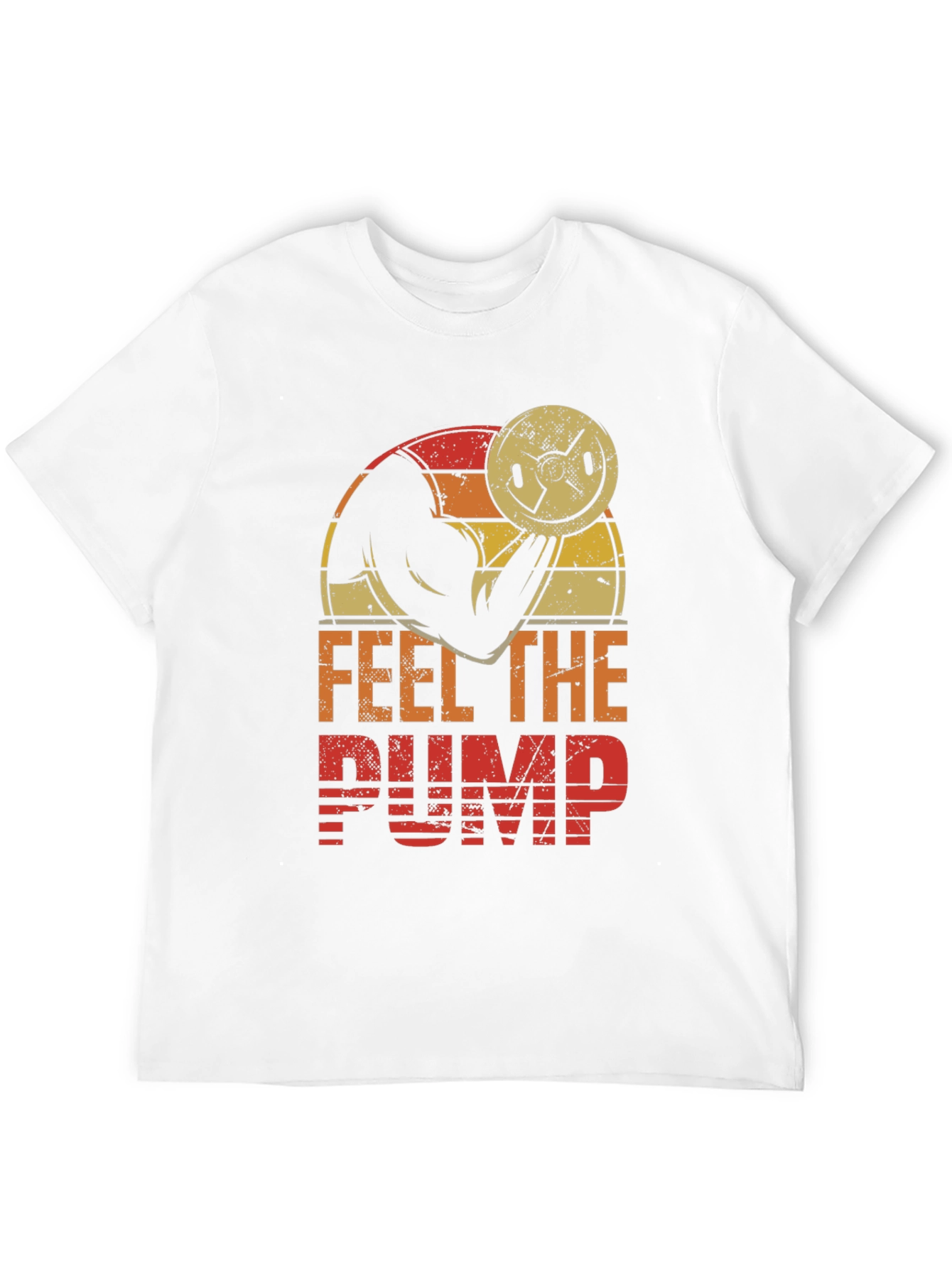 Feel the Pump Workout Graphic T-Shirt