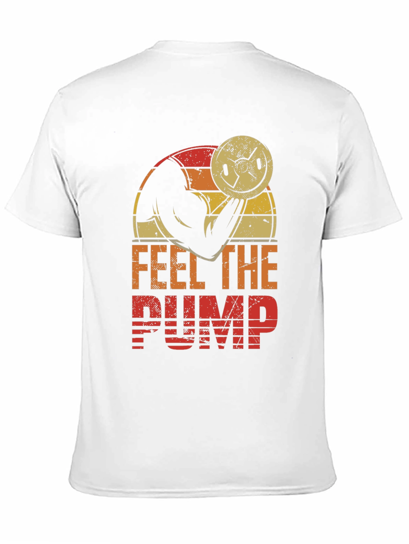Feel the Pump Workout Graphic T-Shirt