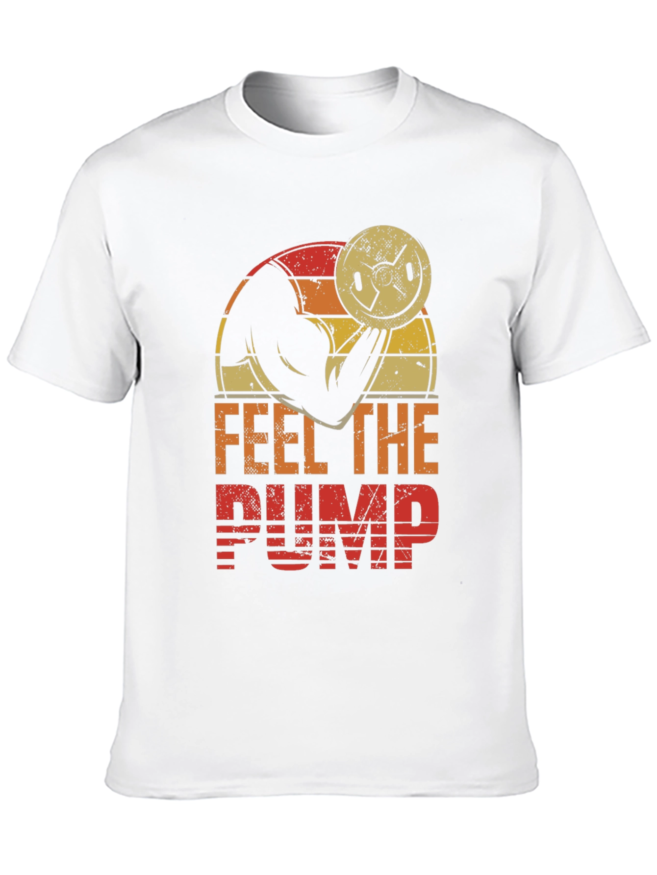 Feel the Pump Workout Graphic T-Shirt