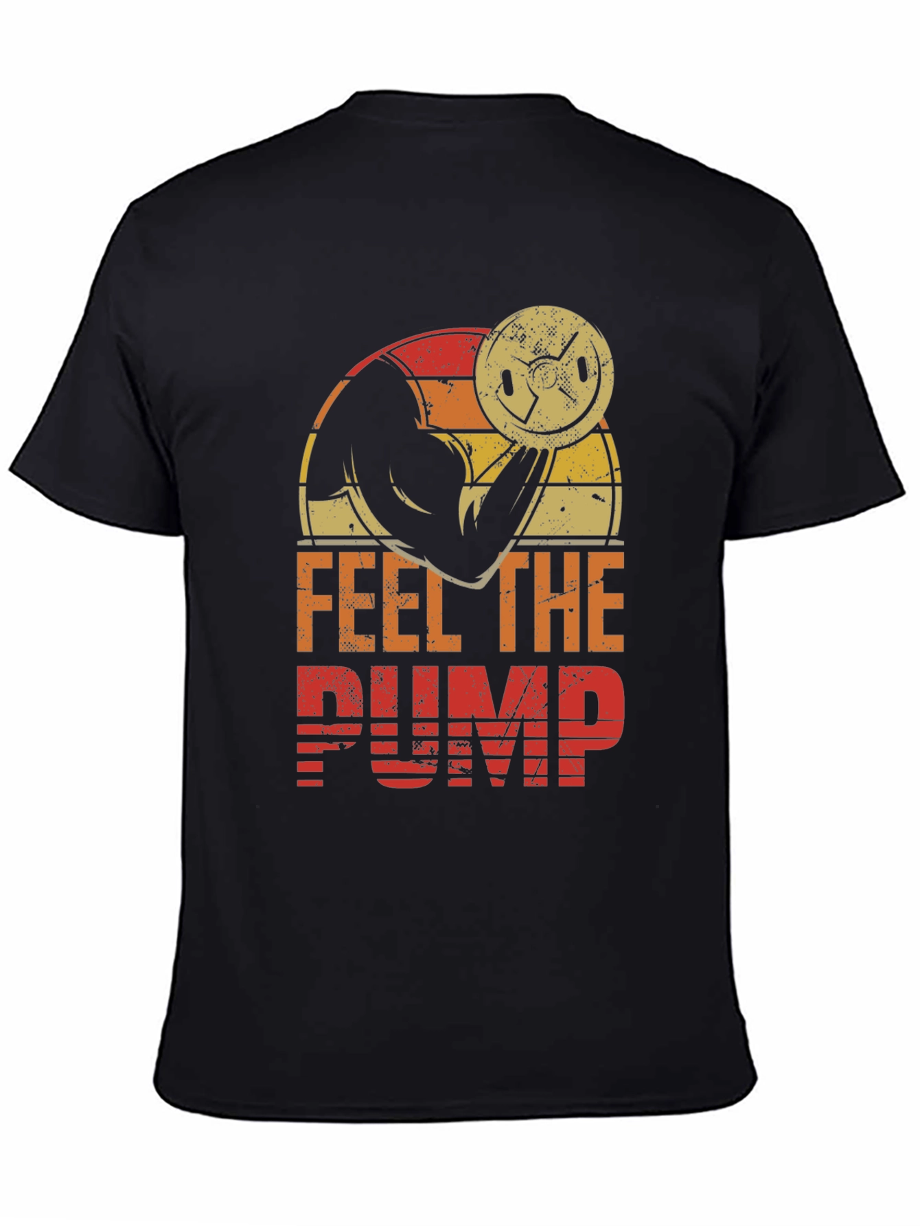 Feel the Pump Workout Graphic T-Shirt