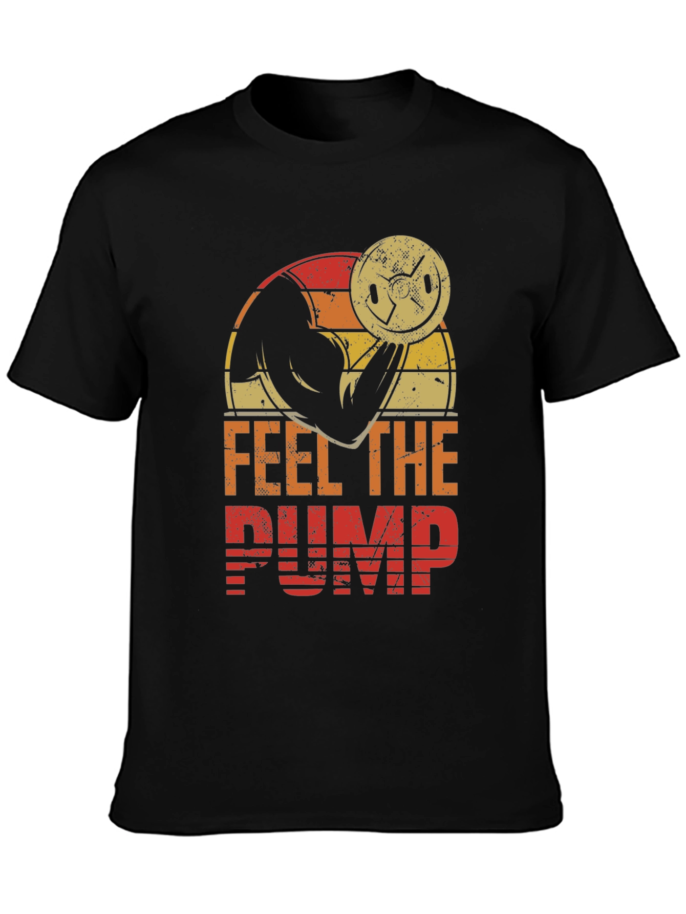 Feel the Pump Workout Graphic T-Shirt