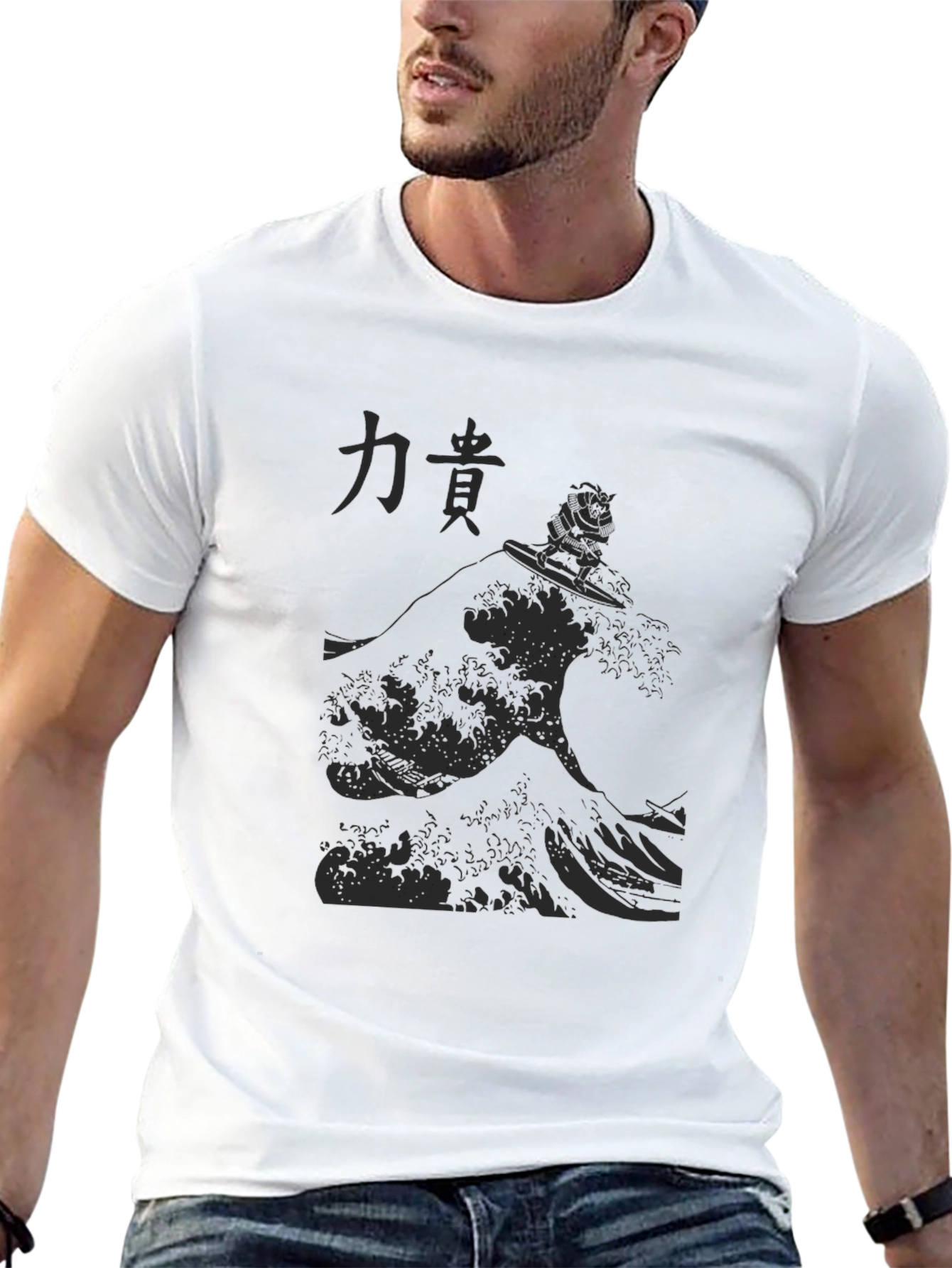 Black Wave Graphic Tee