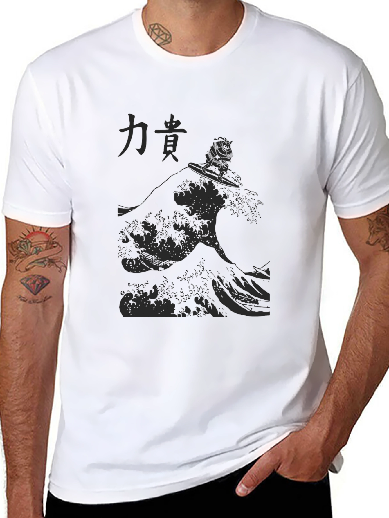 Black Wave Graphic Tee