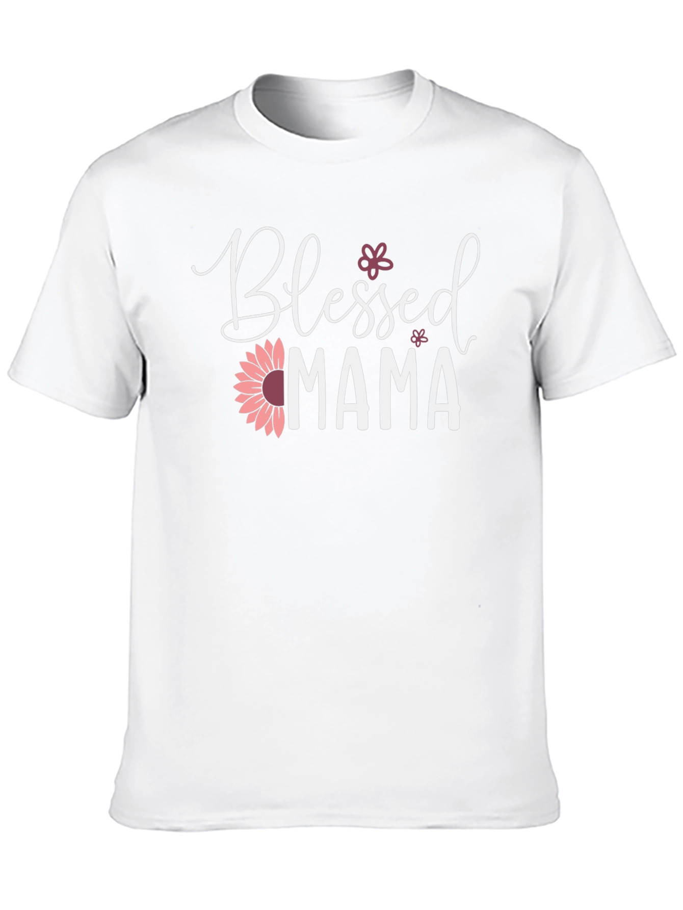 Blessed Mama Floral Graphic T-Shirt