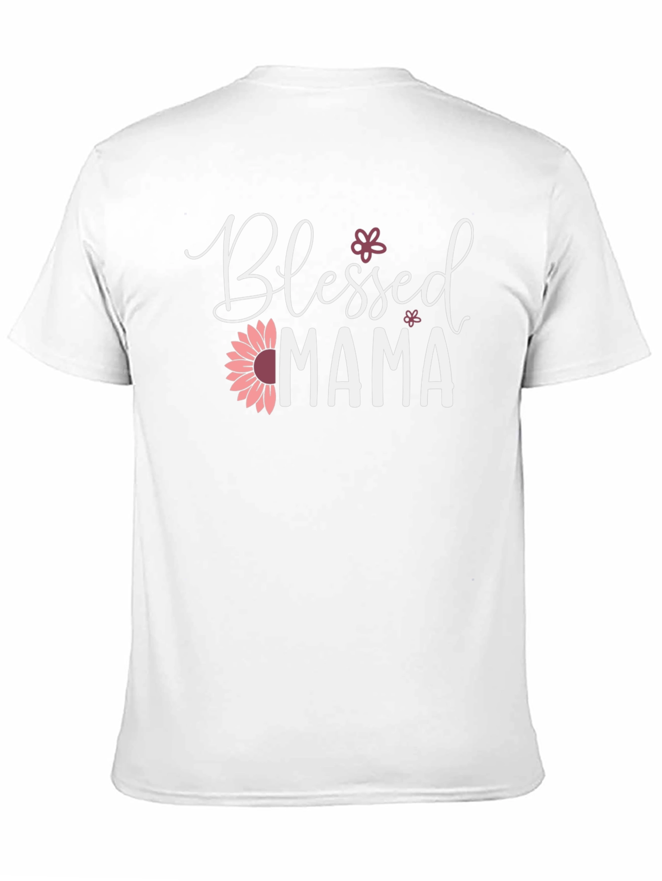 Blessed Mama Floral Graphic T-Shirt
