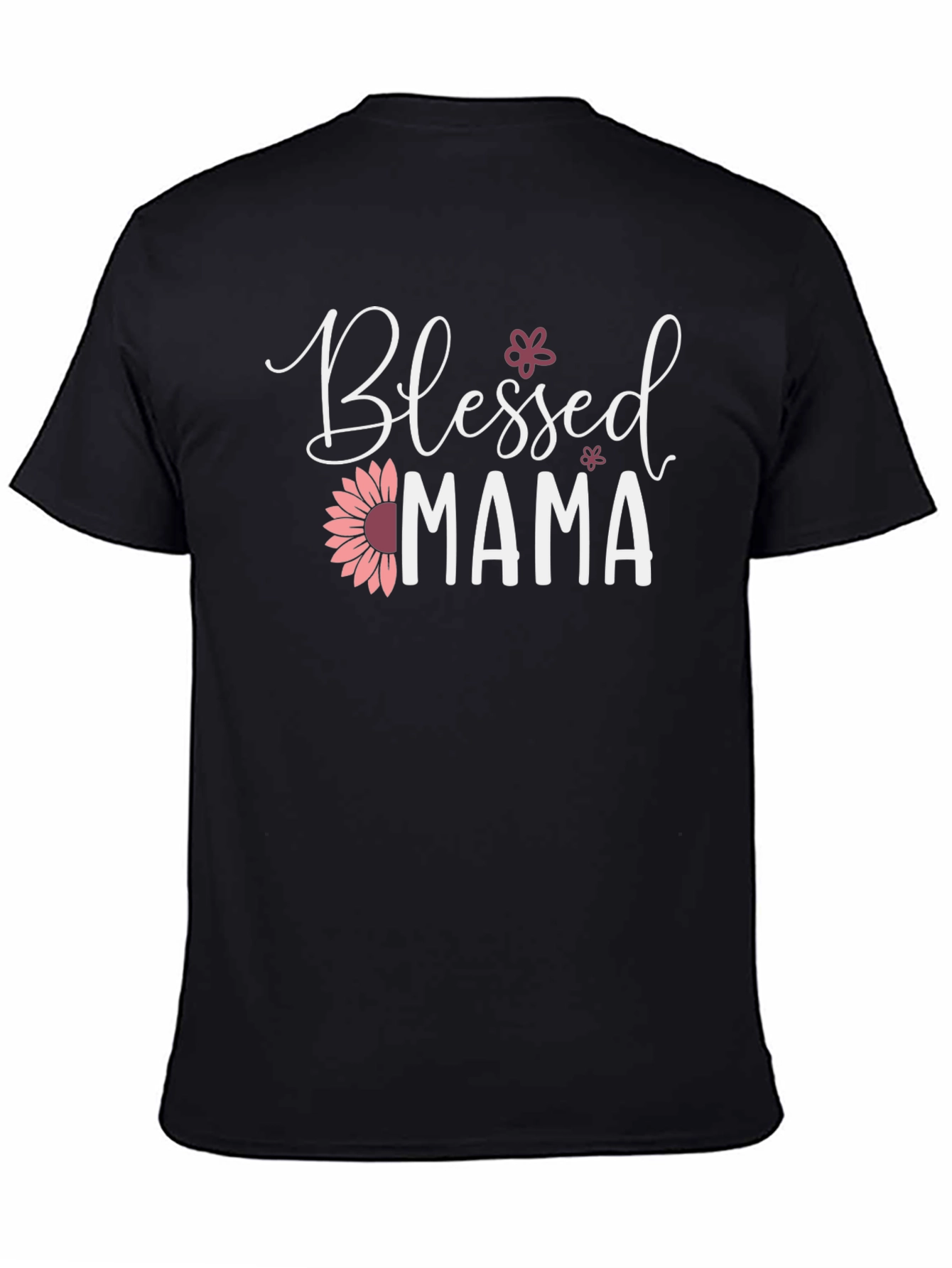 Blessed Mama Floral Graphic T-Shirt