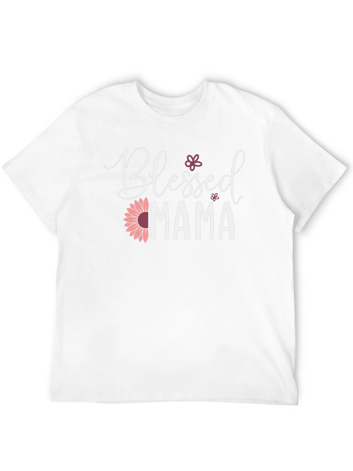 Blessed Mama Floral Graphic T-Shirt