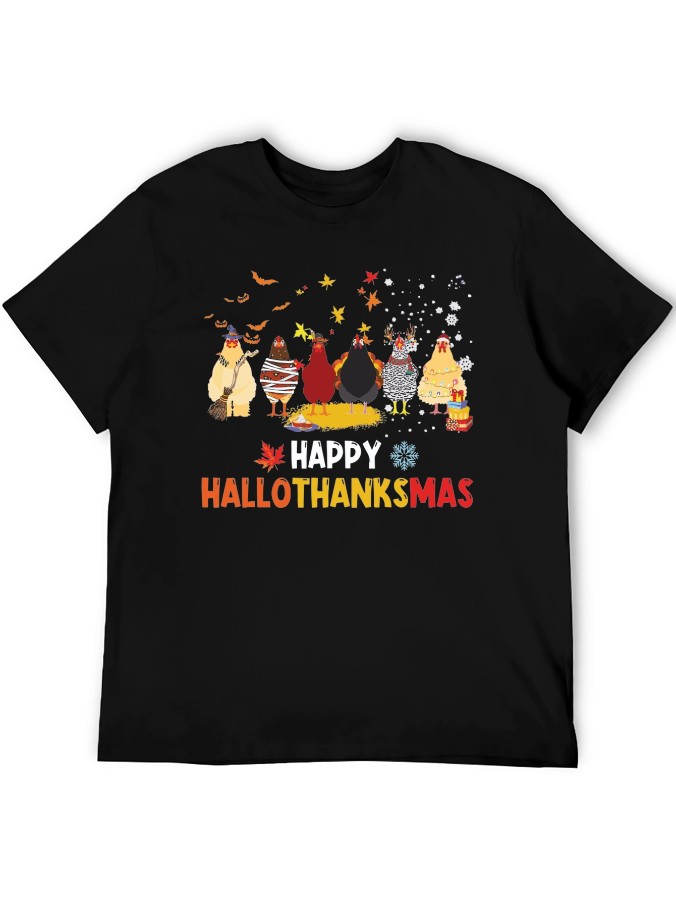 Happy Hallothanksmas Chicken T-Shirt