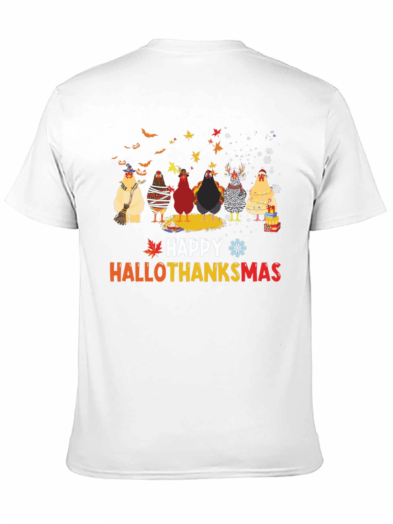 Happy Hallothanksmas Chicken T-Shirt