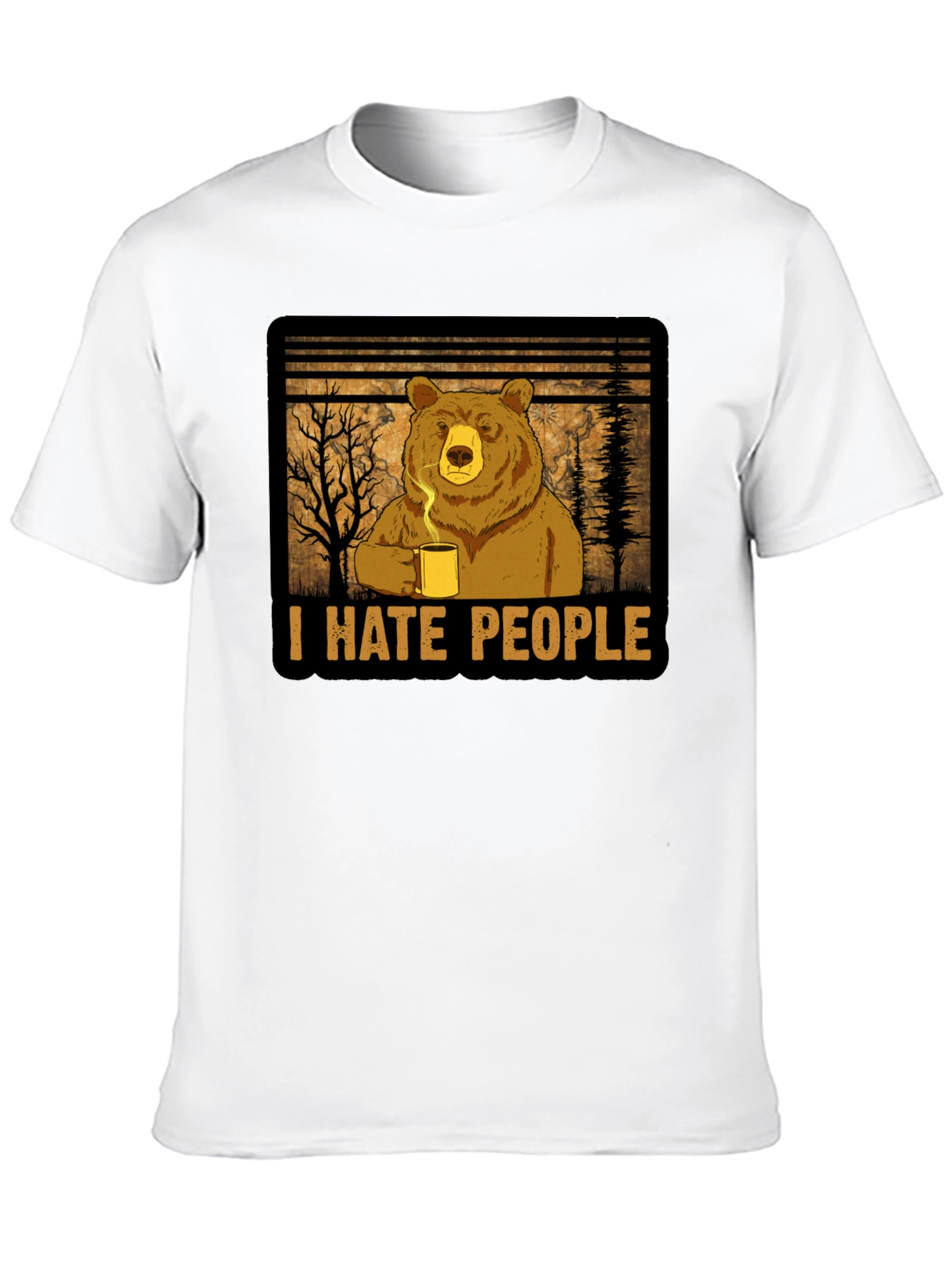 I Hate People Bear T-Shirt