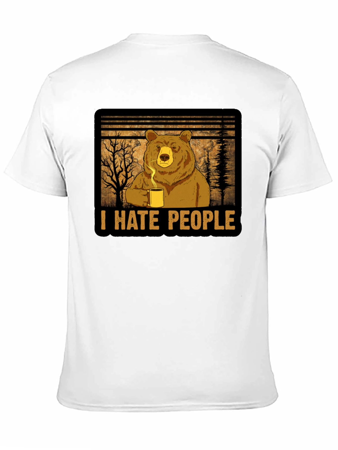 I Hate People Bear T-Shirt
