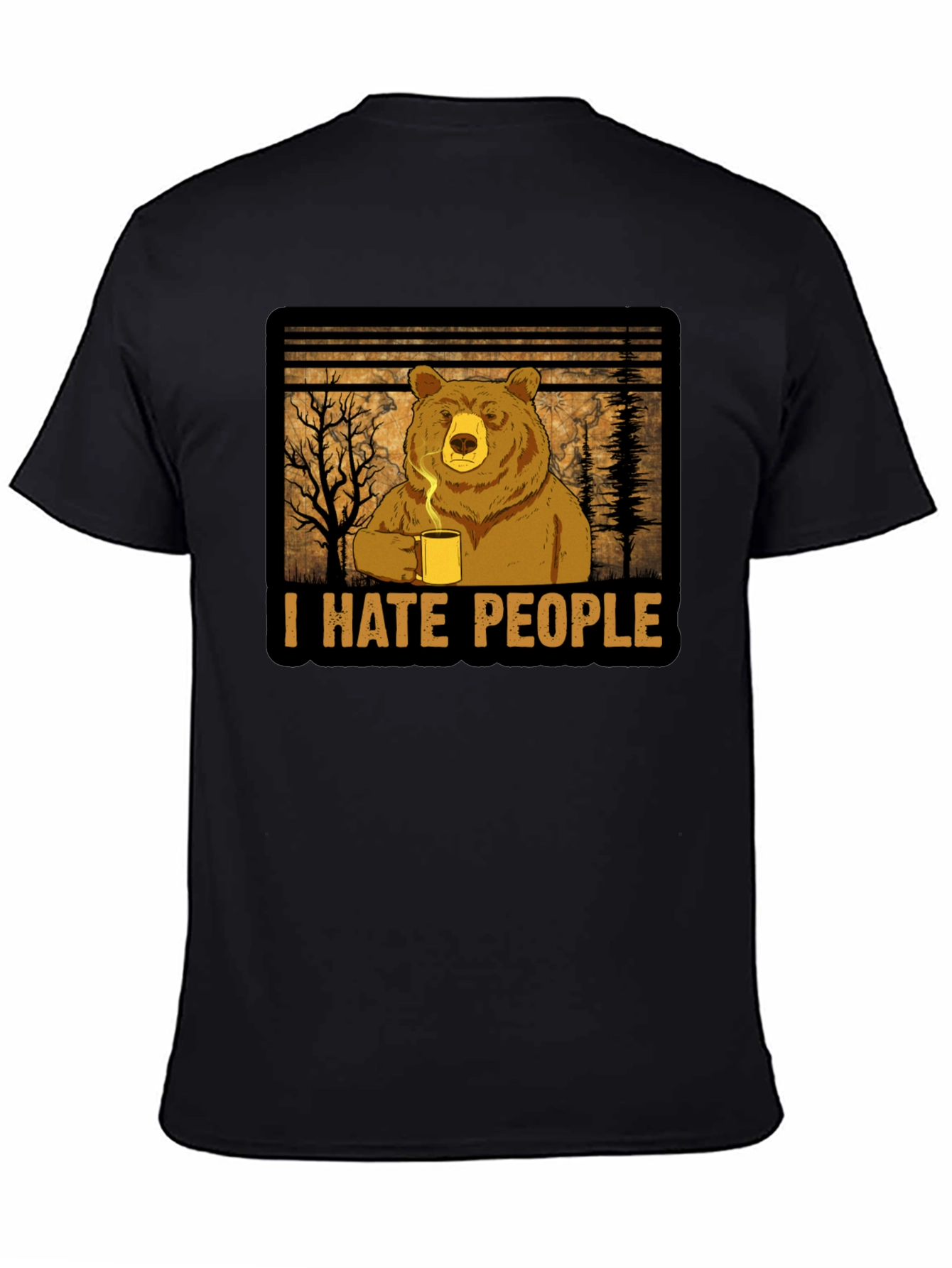 I Hate People Bear T-Shirt