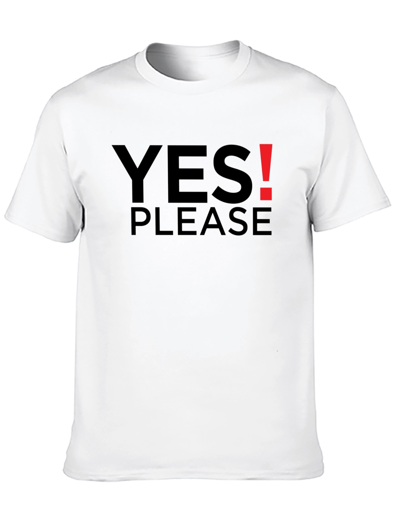 Yes Please! Black Graphic Tee