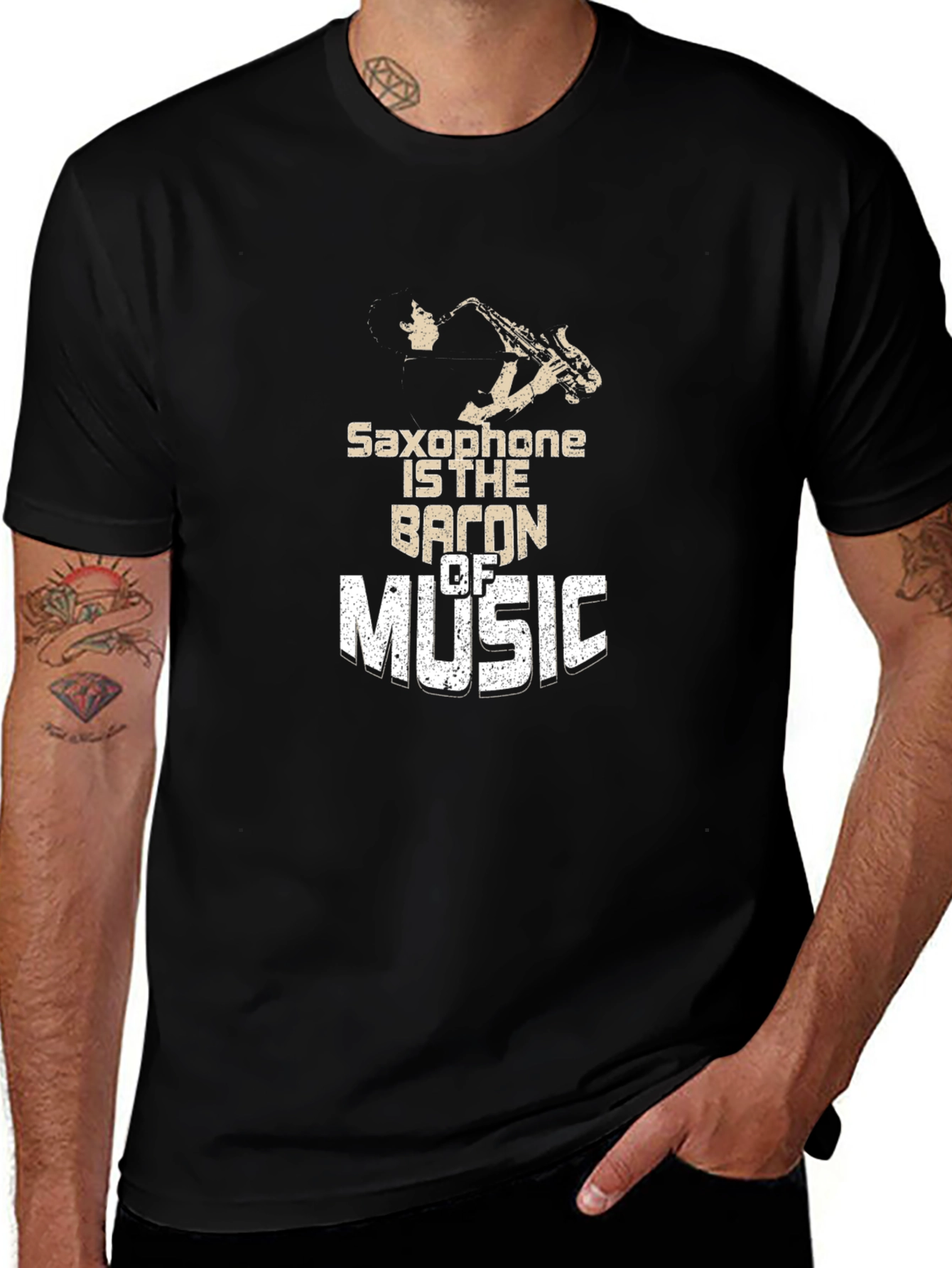 Saxophone Is The Bacon of Music T-Shirt